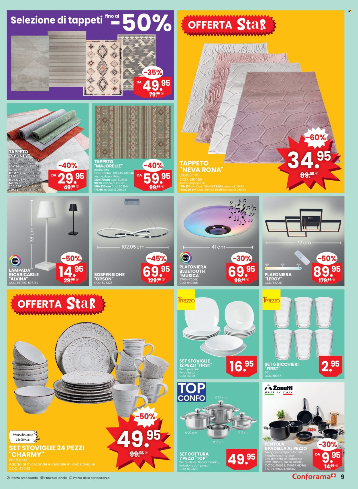 Volantino Conforama - 6.8.2025 - 26.8.2025. Pagina 9. Pagina 9