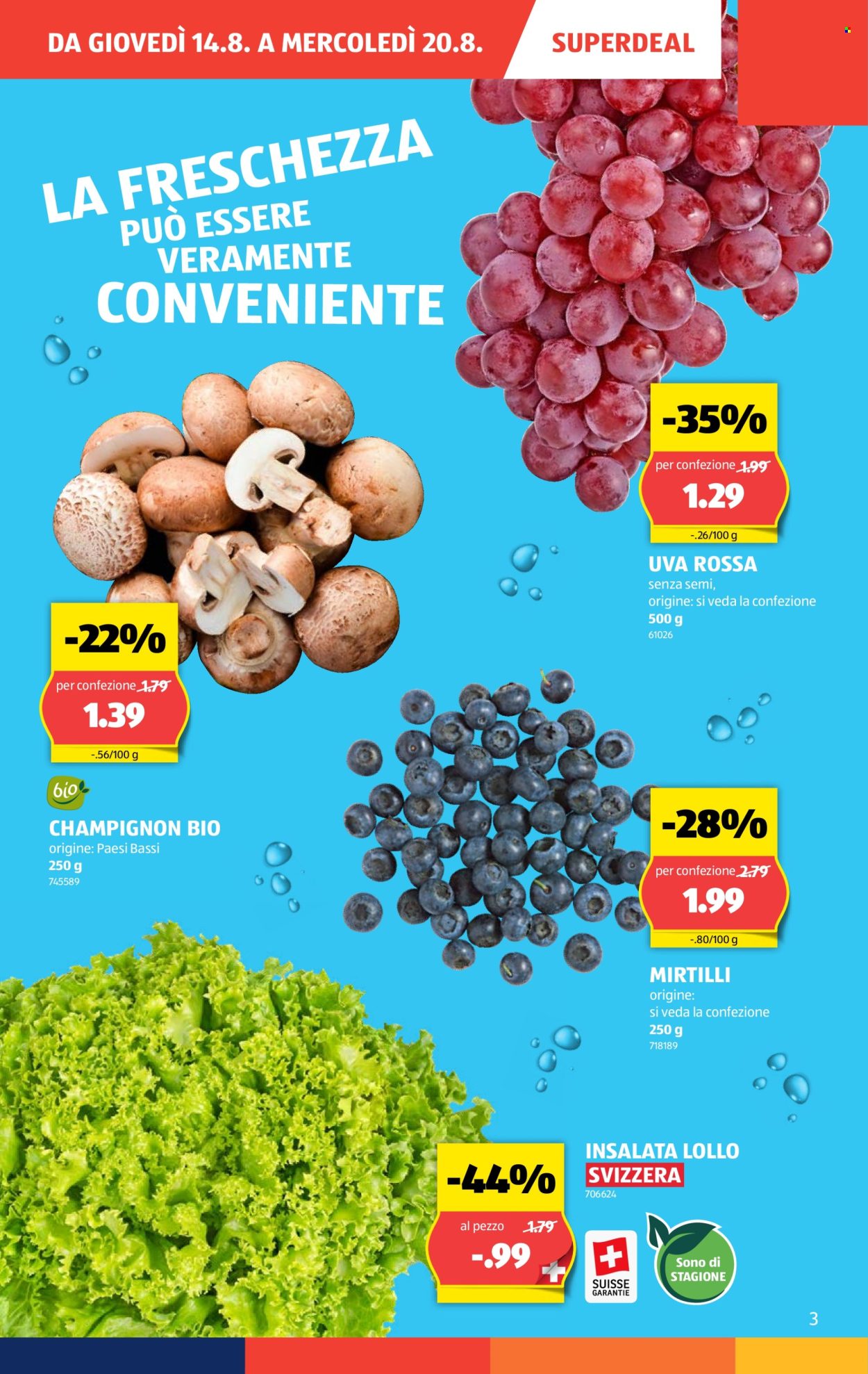 Volantino Aldi - 14.8.2025 - 20.8.2025. Pagina 3. Pagina 3
