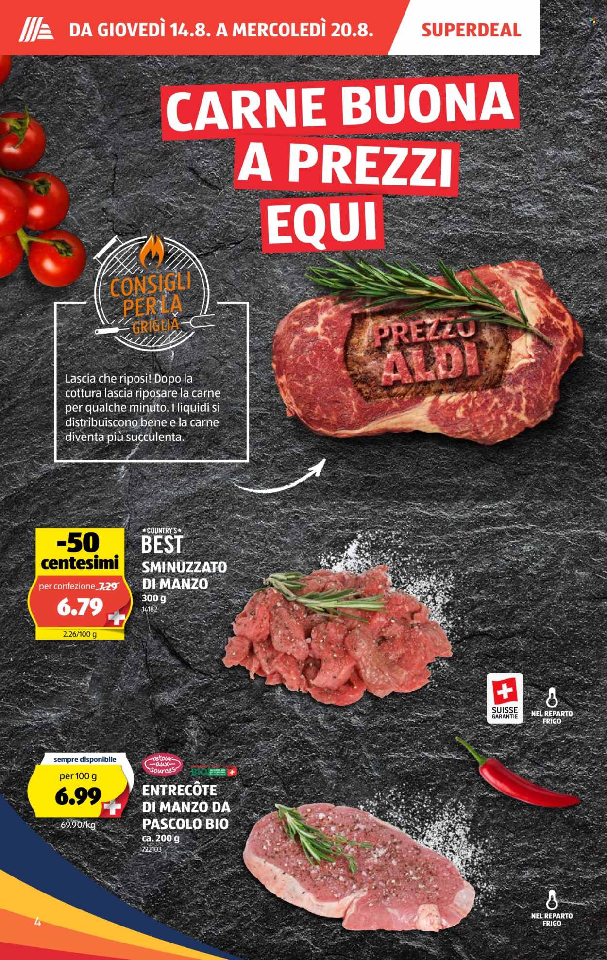 Volantino Aldi - 14.8.2025 - 20.8.2025. Pagina 4. Pagina 4
