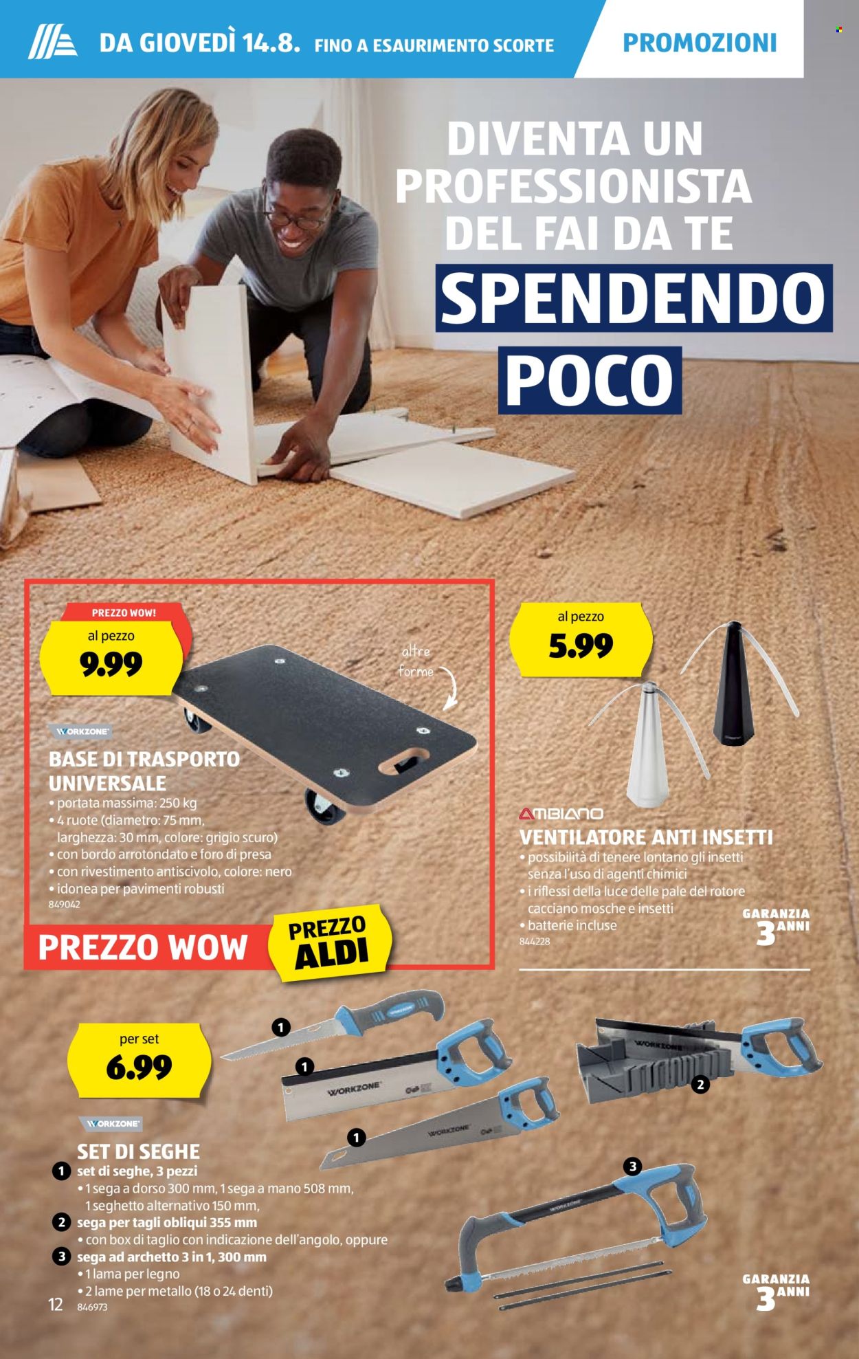 Volantino Aldi - 14.8.2025 - 20.8.2025. Pagina 12. Pagina 12
