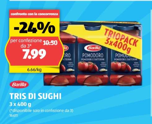 Barilla TRIS DI SUGHI