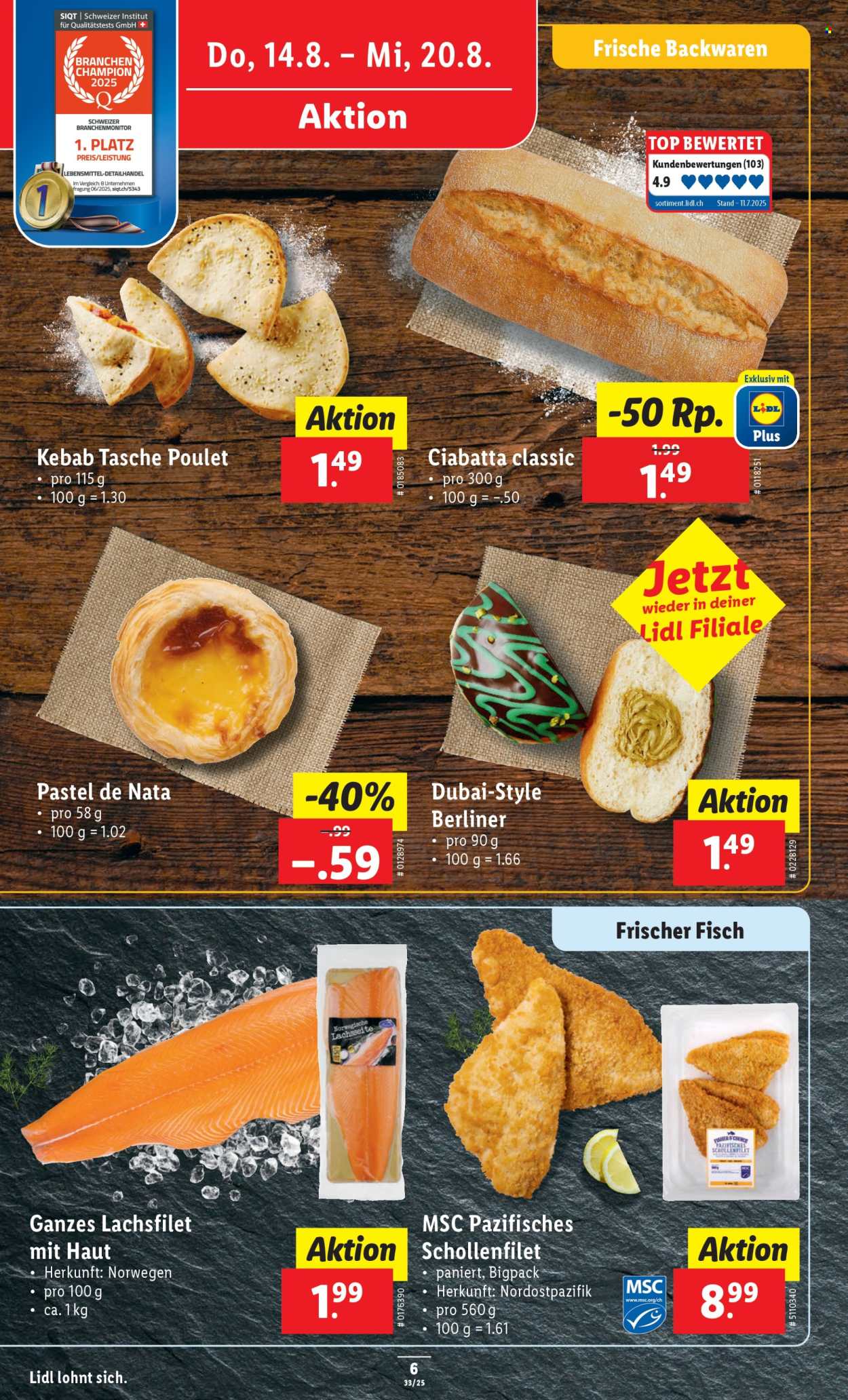 Volantino Lidl - 14.8.2025 - 20.8.2025. Pagina 6. Pagina 6