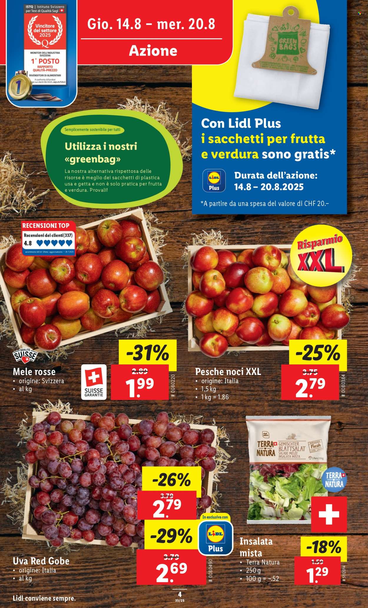 Volantino Lidl - 14.8.2025 - 20.8.2025. Pagina 4. Pagina 4