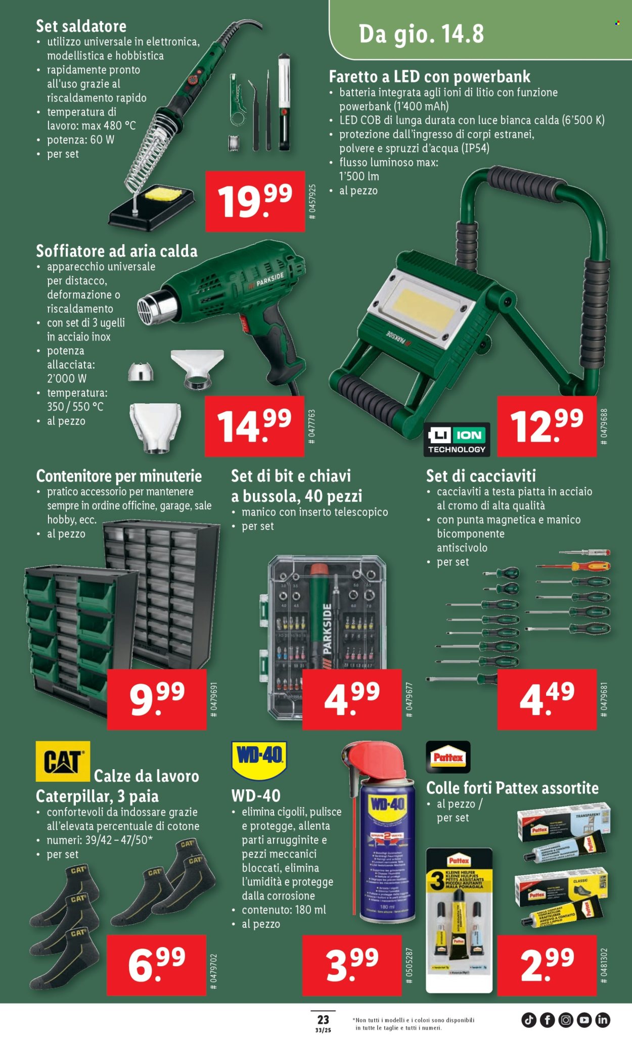 Volantino Lidl - 14.8.2025 - 20.8.2025. Pagina 25. Pagina 25