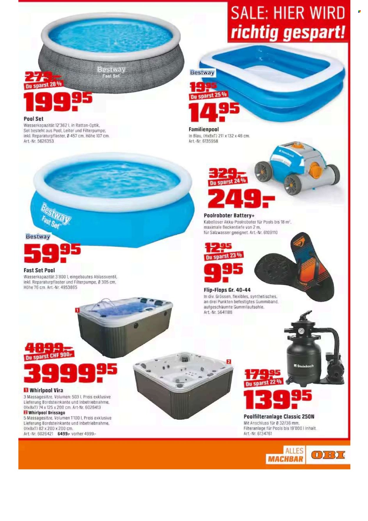 Volantino OBI - 11.8.2025 - 23.8.2025. Pagina 2. Pagina 2