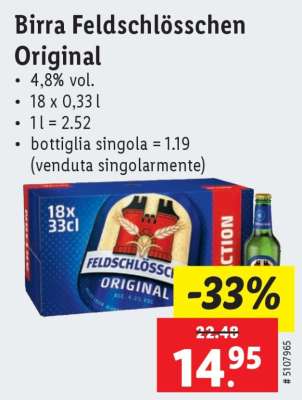 Birra Feldschlösschen Original