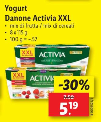 Yogurt Danone Activia XXL