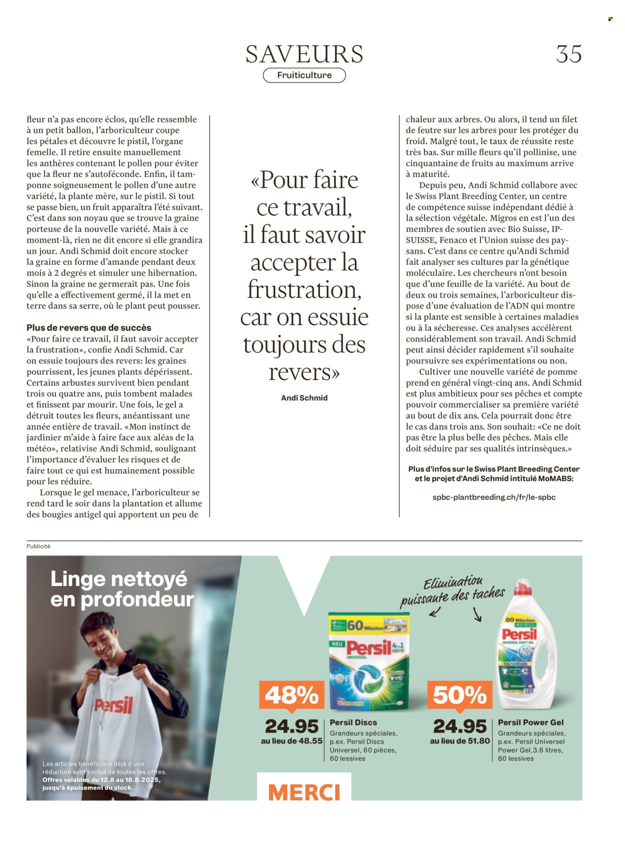 Volantino Migros - 12.8.2025 - 18.8.2025. Pagina 35. Pagina 35