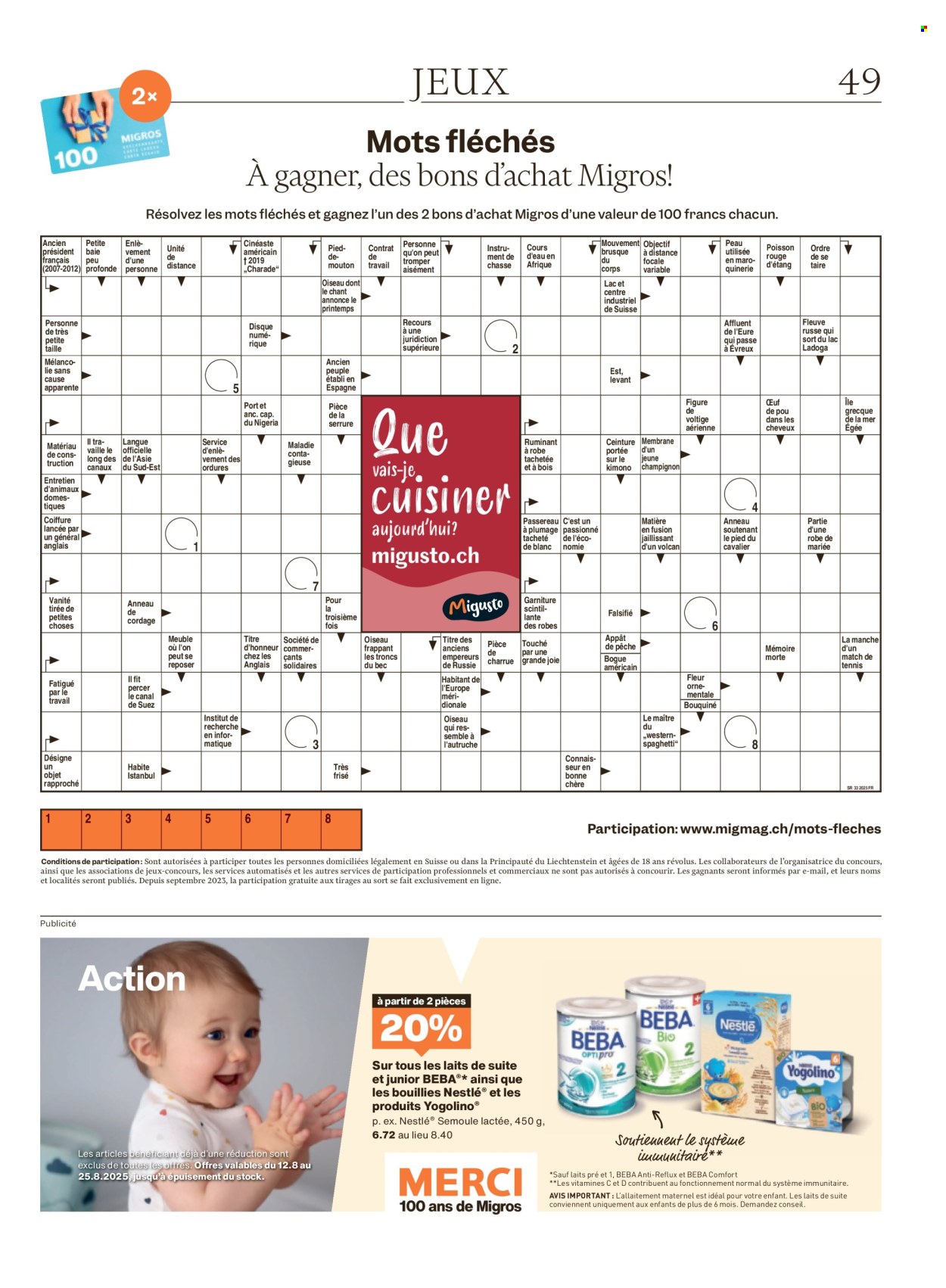 Volantino Migros - 12.8.2025 - 18.8.2025. Pagina 49. Pagina 49