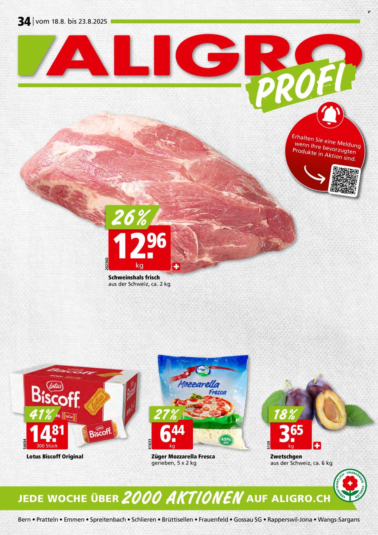 Volantino ALIGRO - 18.8.2025 - 23.8.2025. Pagina 1. Pagina 1
