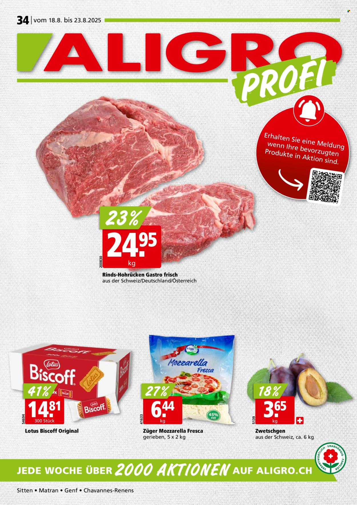 Volantino ALIGRO - 18.8.2025 - 23.8.2025. Pagina 1. Pagina 1