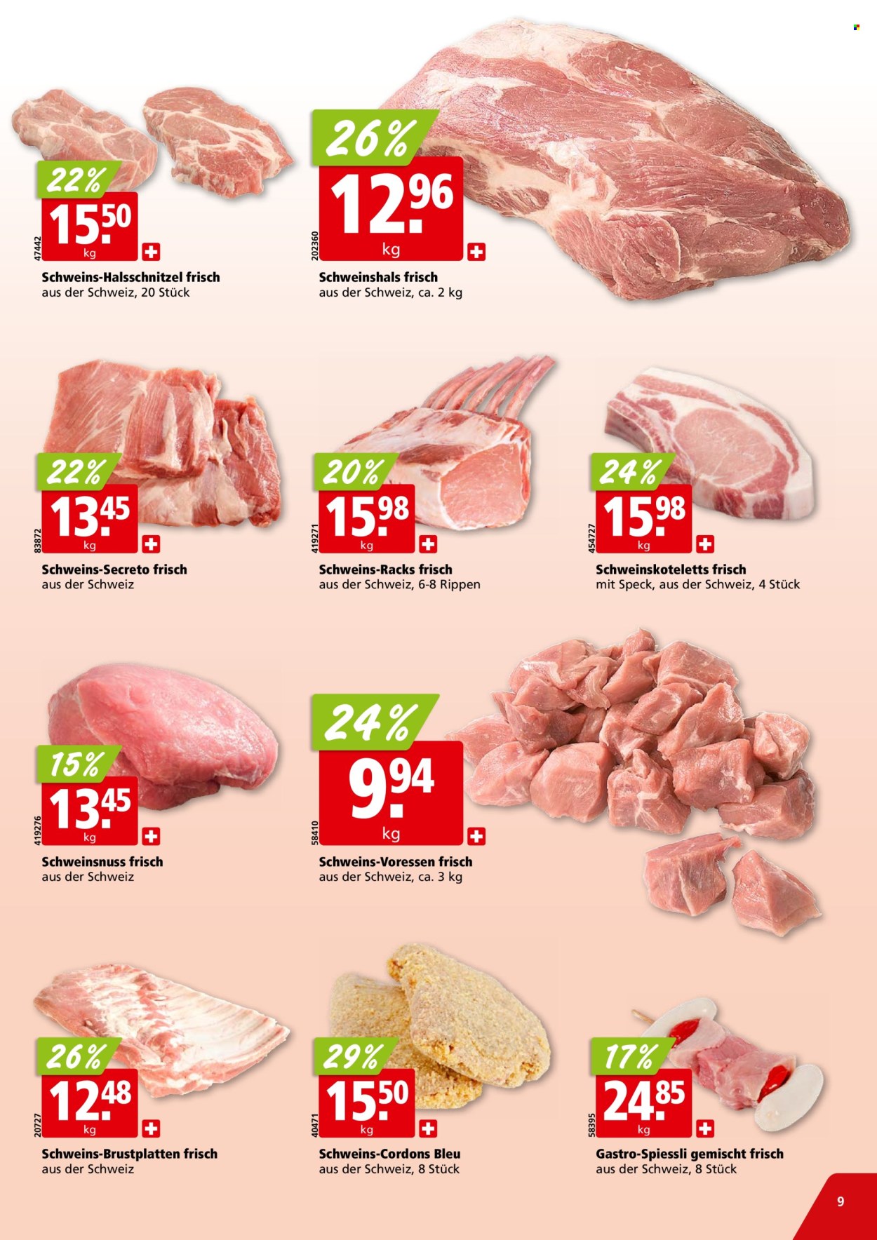 Volantino ALIGRO - 18.8.2025 - 23.8.2025. Pagina 9. Pagina 9