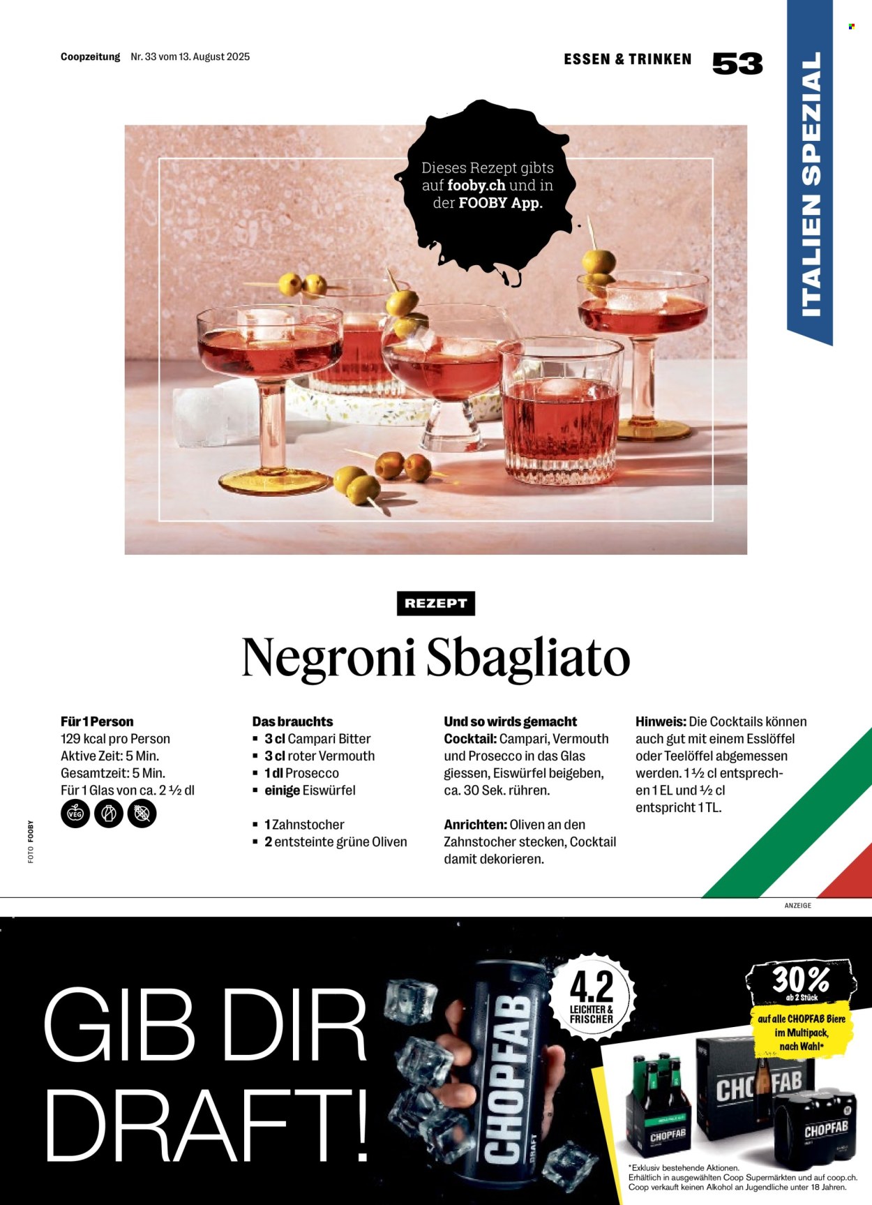 Volantino Coop - 14.8.2025 - 20.8.2025. Pagina 53. Pagina 53