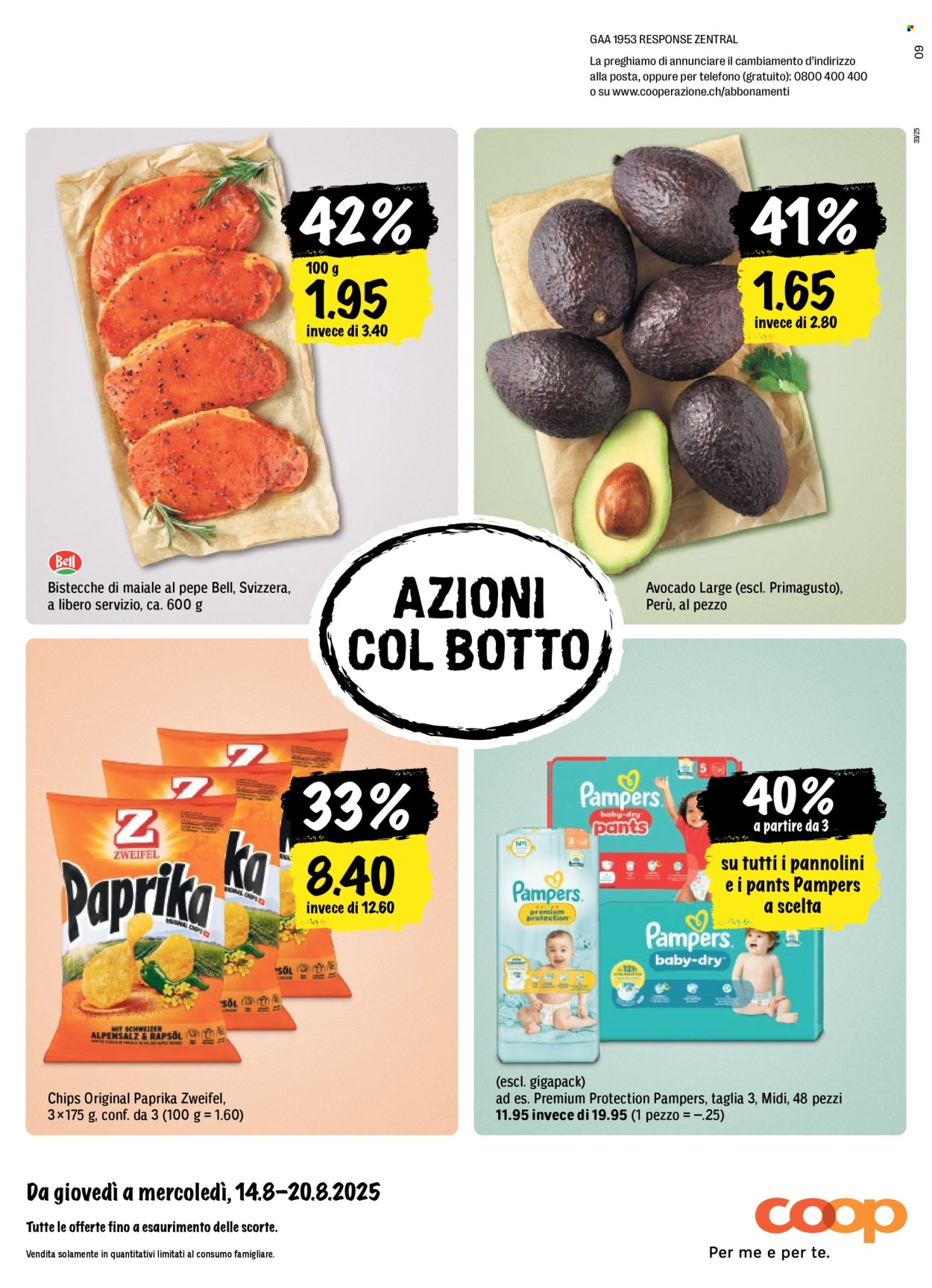 Volantino Coop - 14.8.2025 - 20.8.2025. Pagina 88. Pagina 88