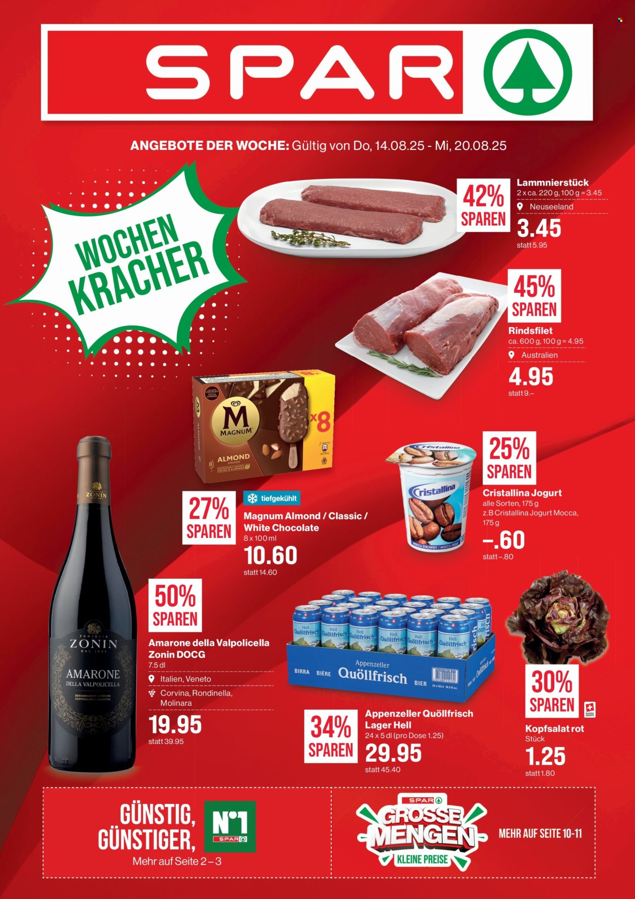 Volantino SPAR - 14.8.2025 - 20.8.2025. Pagina 1. Pagina 1