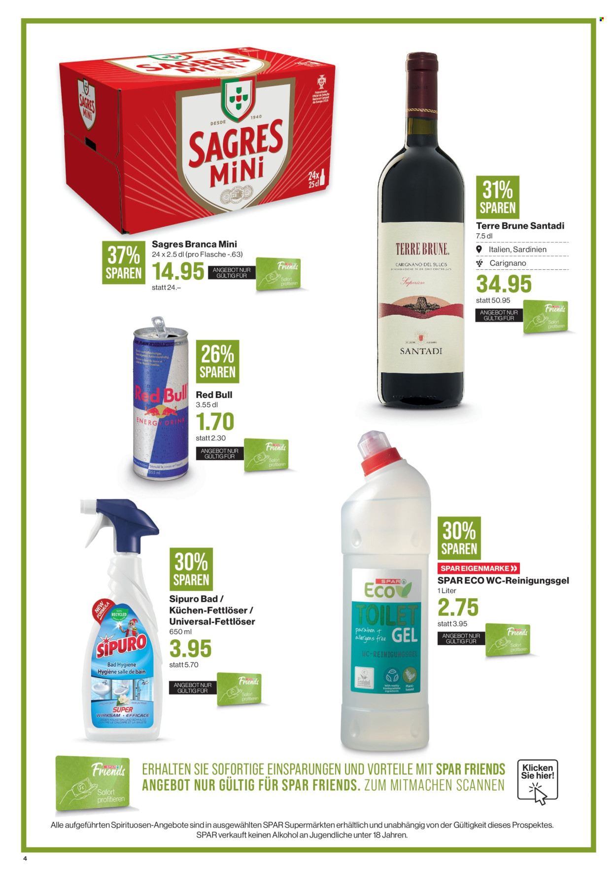 Volantino SPAR - 14.8.2025 - 20.8.2025. Pagina 4. Pagina 4