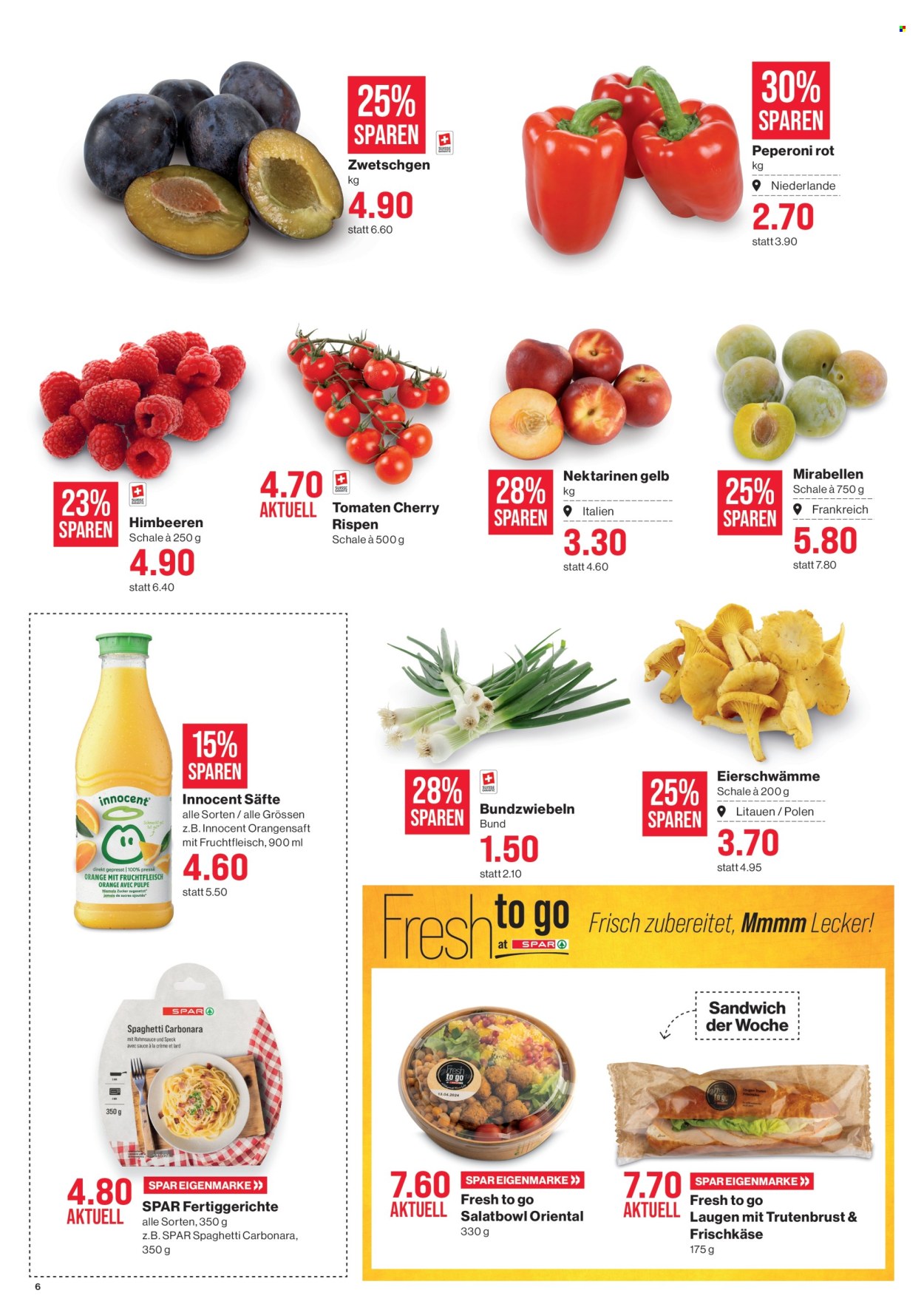 Volantino SPAR - 14.8.2025 - 20.8.2025. Pagina 6. Pagina 6