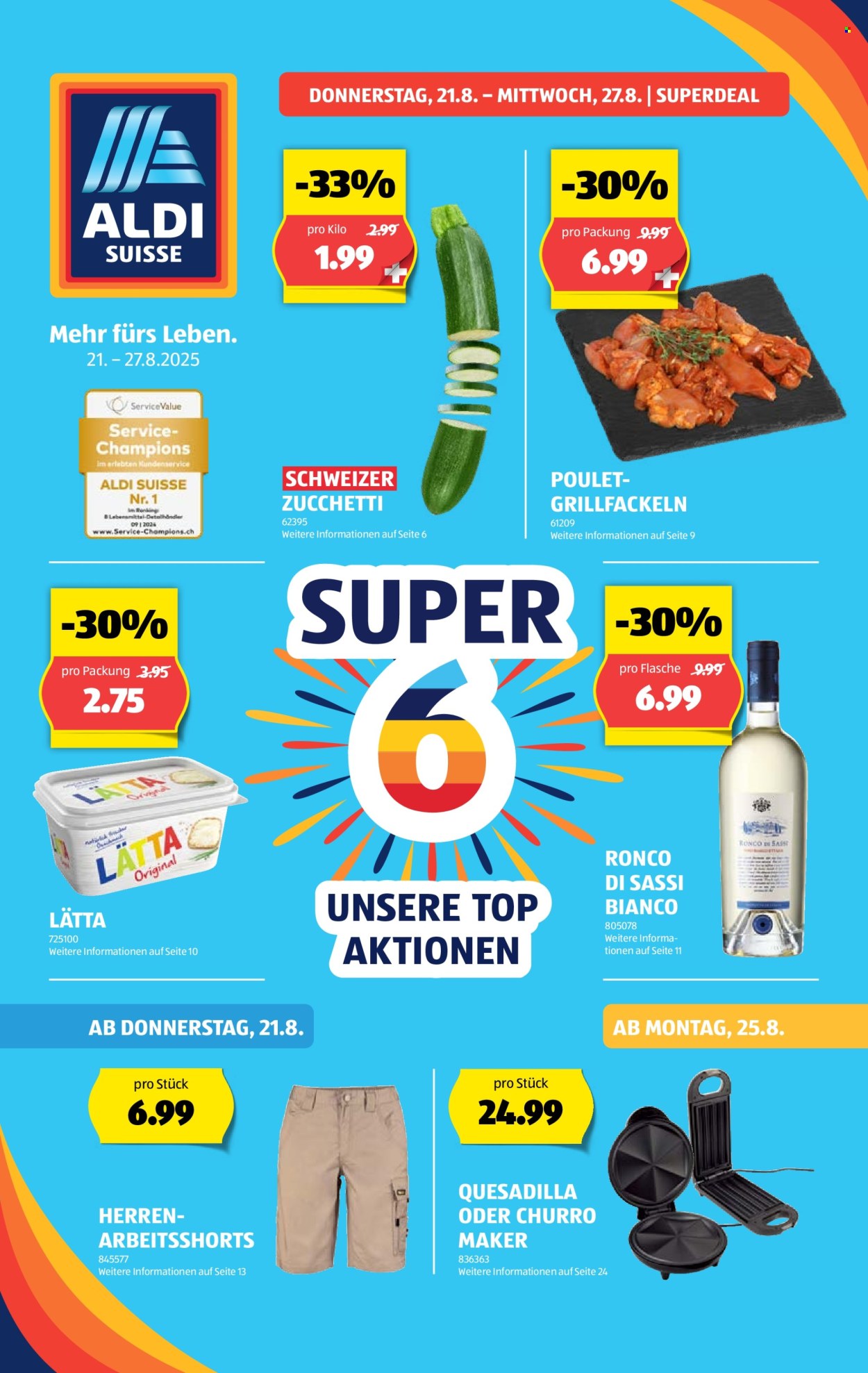 Volantino Aldi - 21.8.2025 - 27.8.2025. Pagina 1. Pagina 1