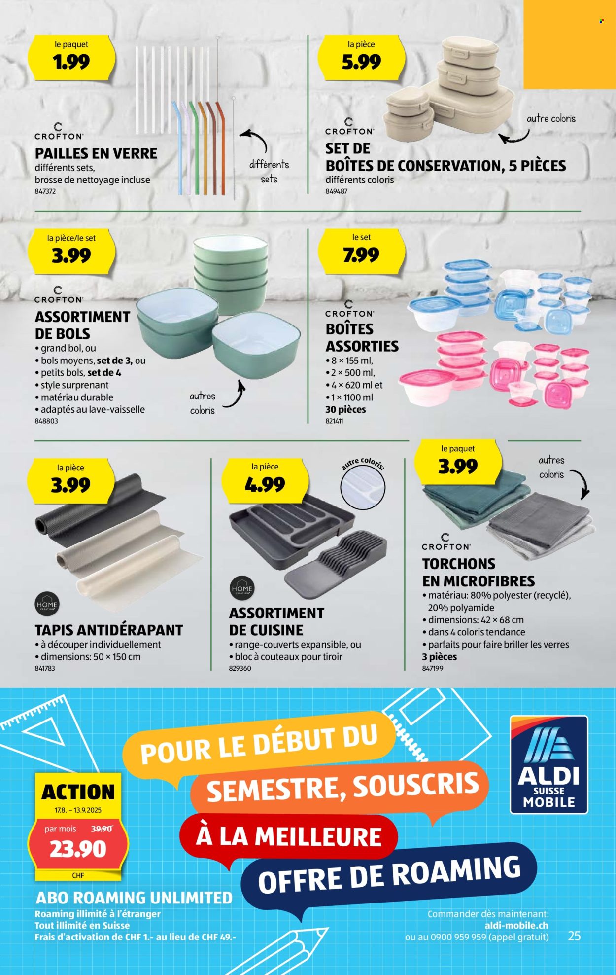 Volantino Aldi - 21.8.2025 - 27.8.2025. Pagina 25. Pagina 25