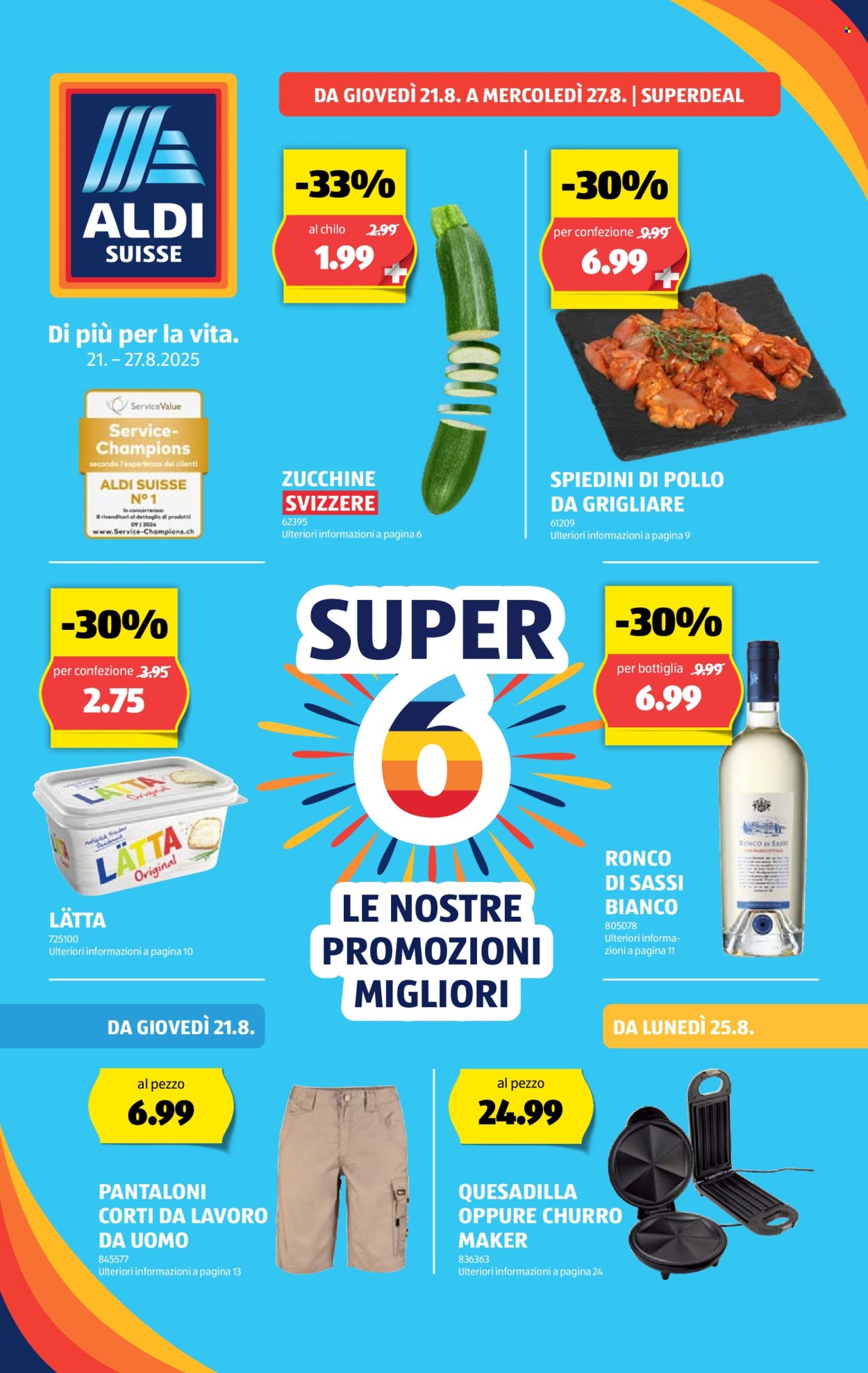 Volantino Aldi - 21.8.2025 - 27.8.2025. Pagina 1. Pagina 1
