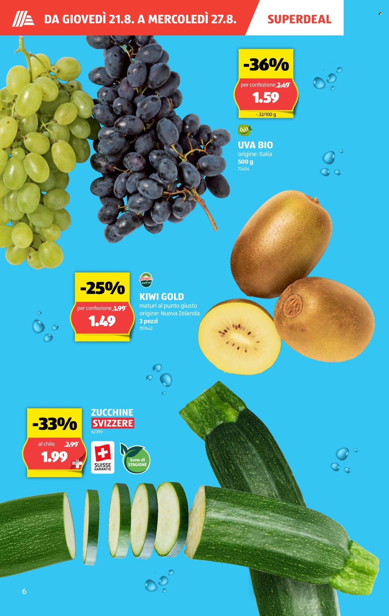 Volantino Aldi - 21.8.2025 - 27.8.2025. Pagina 6. Pagina 6