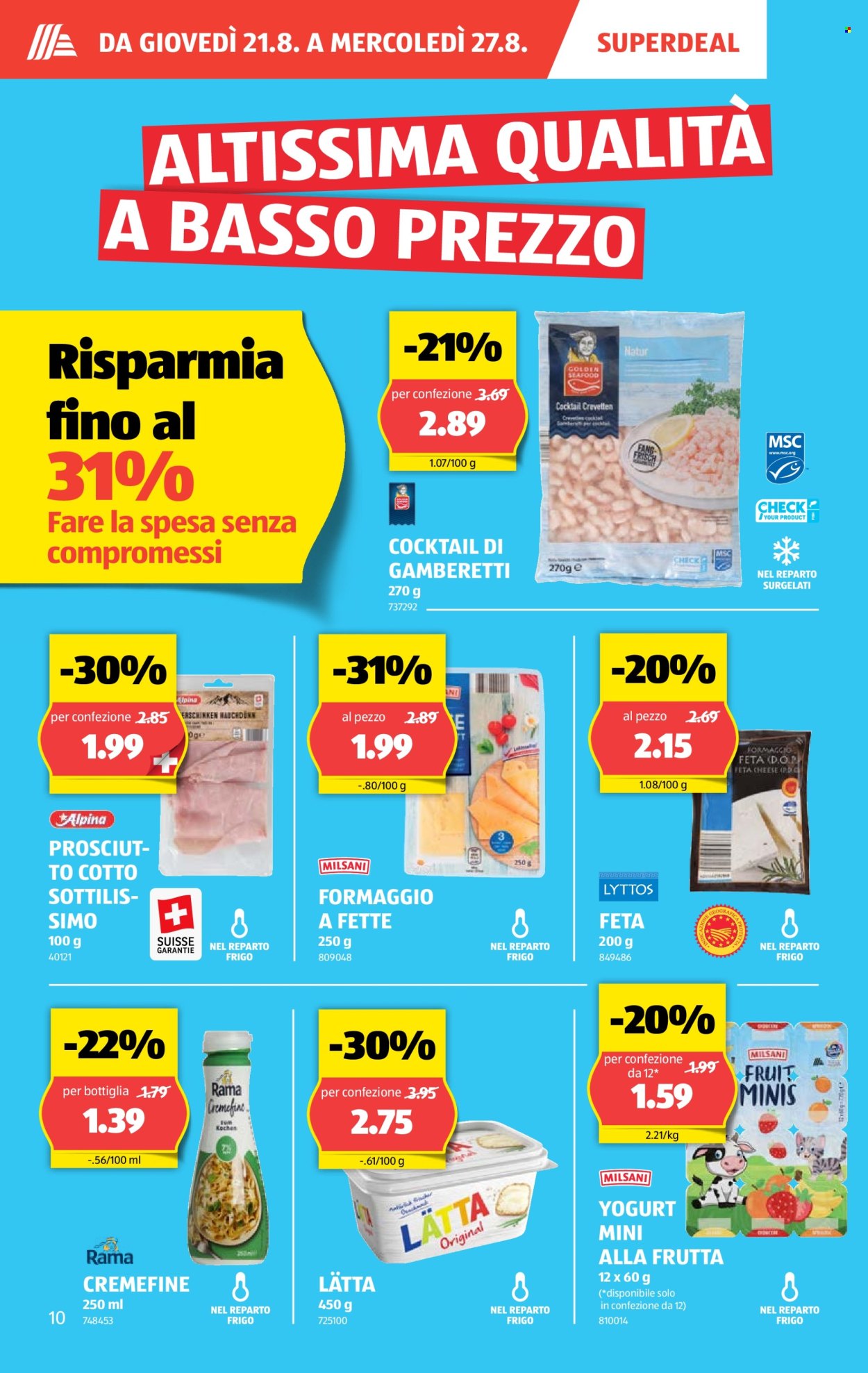 Volantino Aldi - 21.8.2025 - 27.8.2025. Pagina 10. Pagina 10