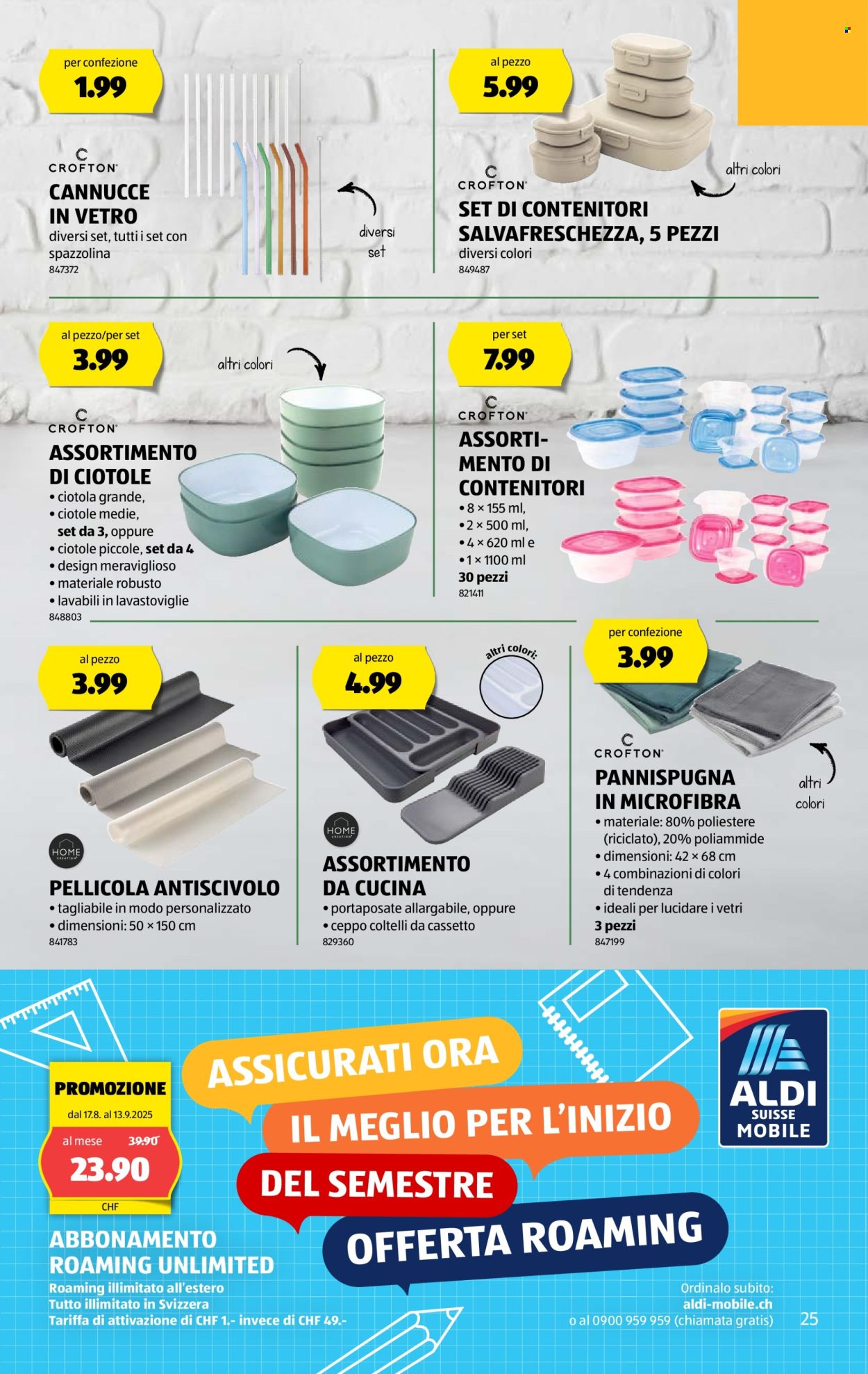 Volantino Aldi - 21.8.2025 - 27.8.2025. Pagina 25. Pagina 25
