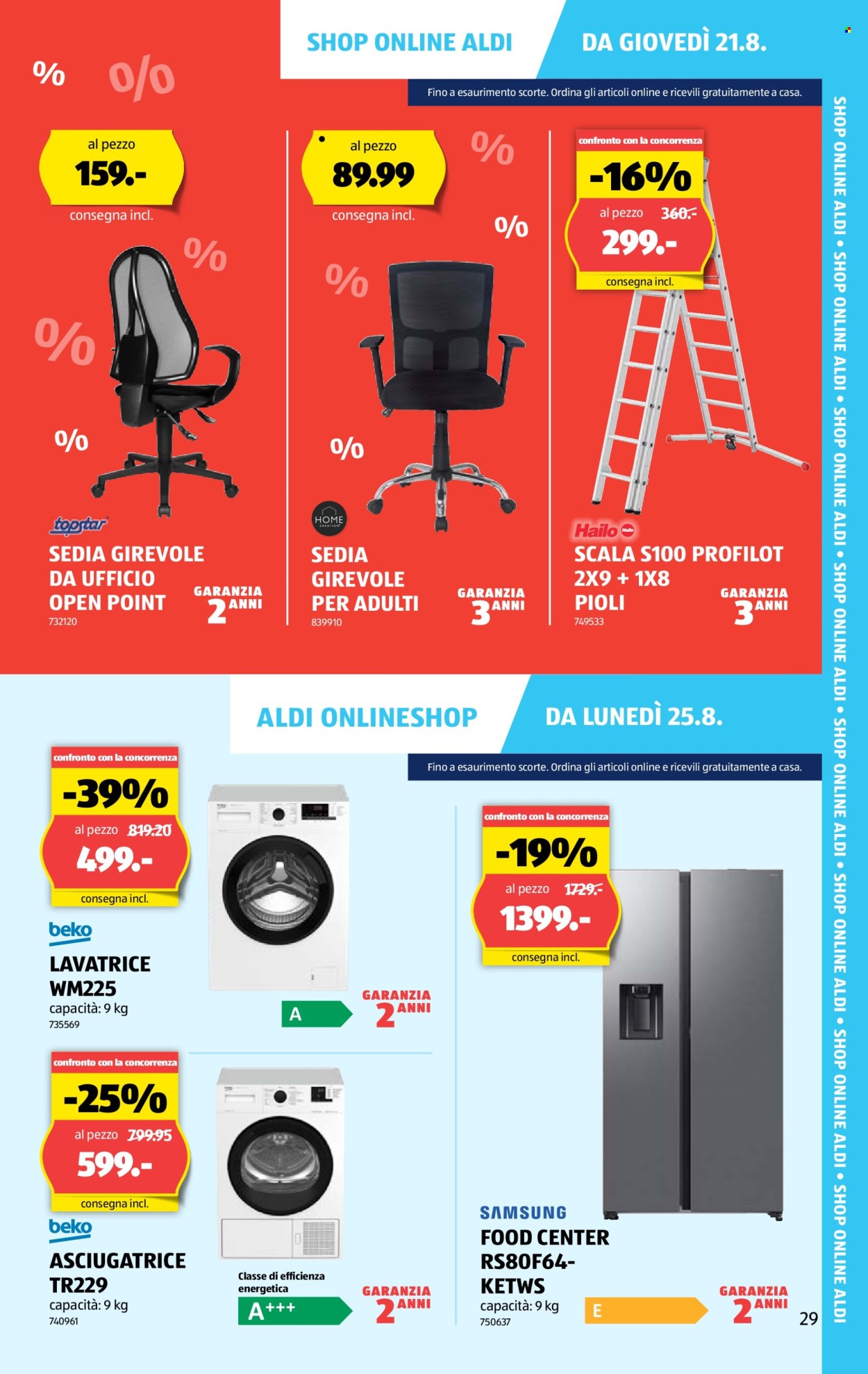 Volantino Aldi - 21.8.2025 - 27.8.2025. Pagina 29. Pagina 29