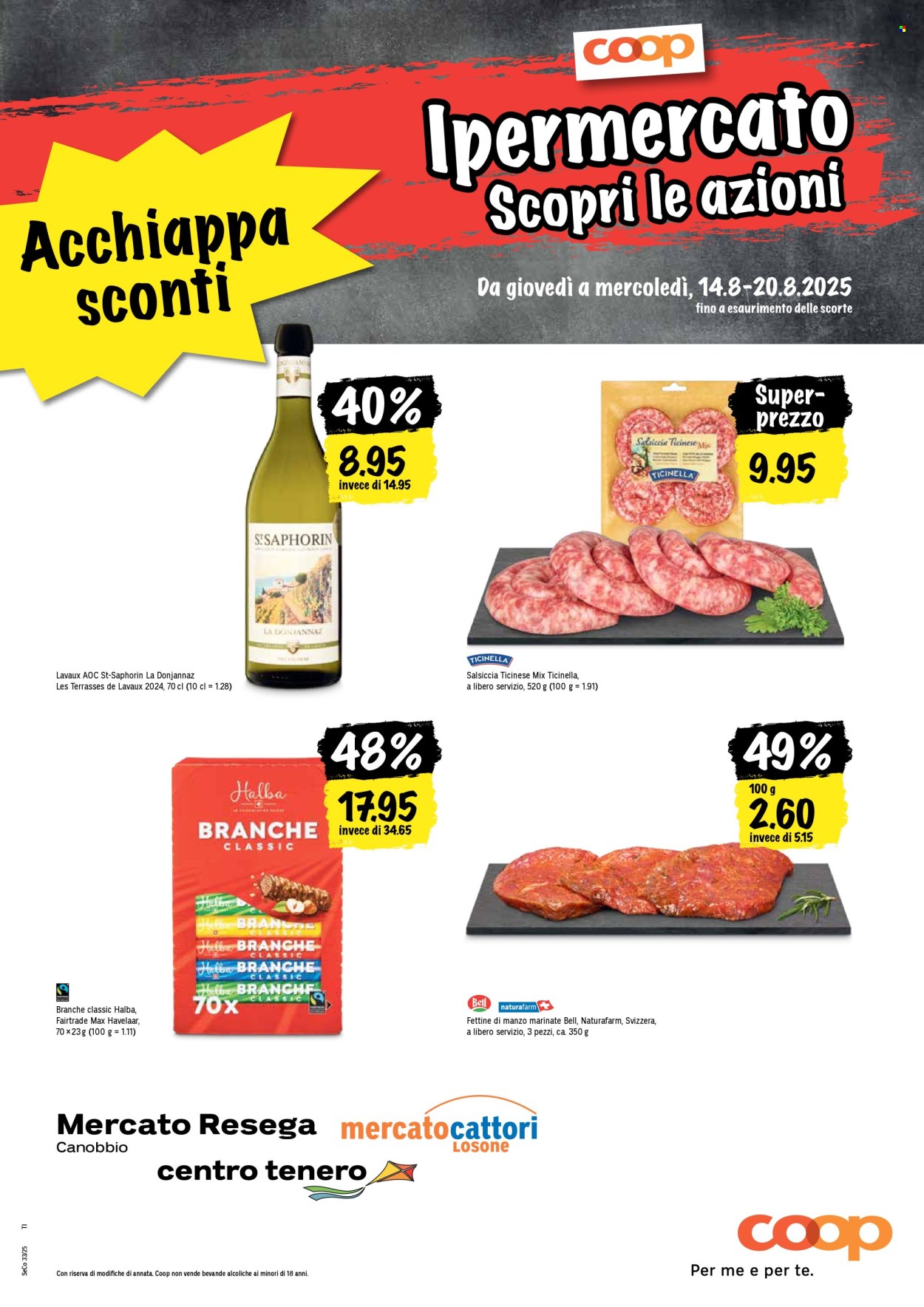Volantino Coop - 14.8.2025 - 20.8.2025. Pagina 21. Pagina 21