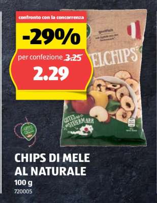 CHIPS DI MELE AL NATURALE