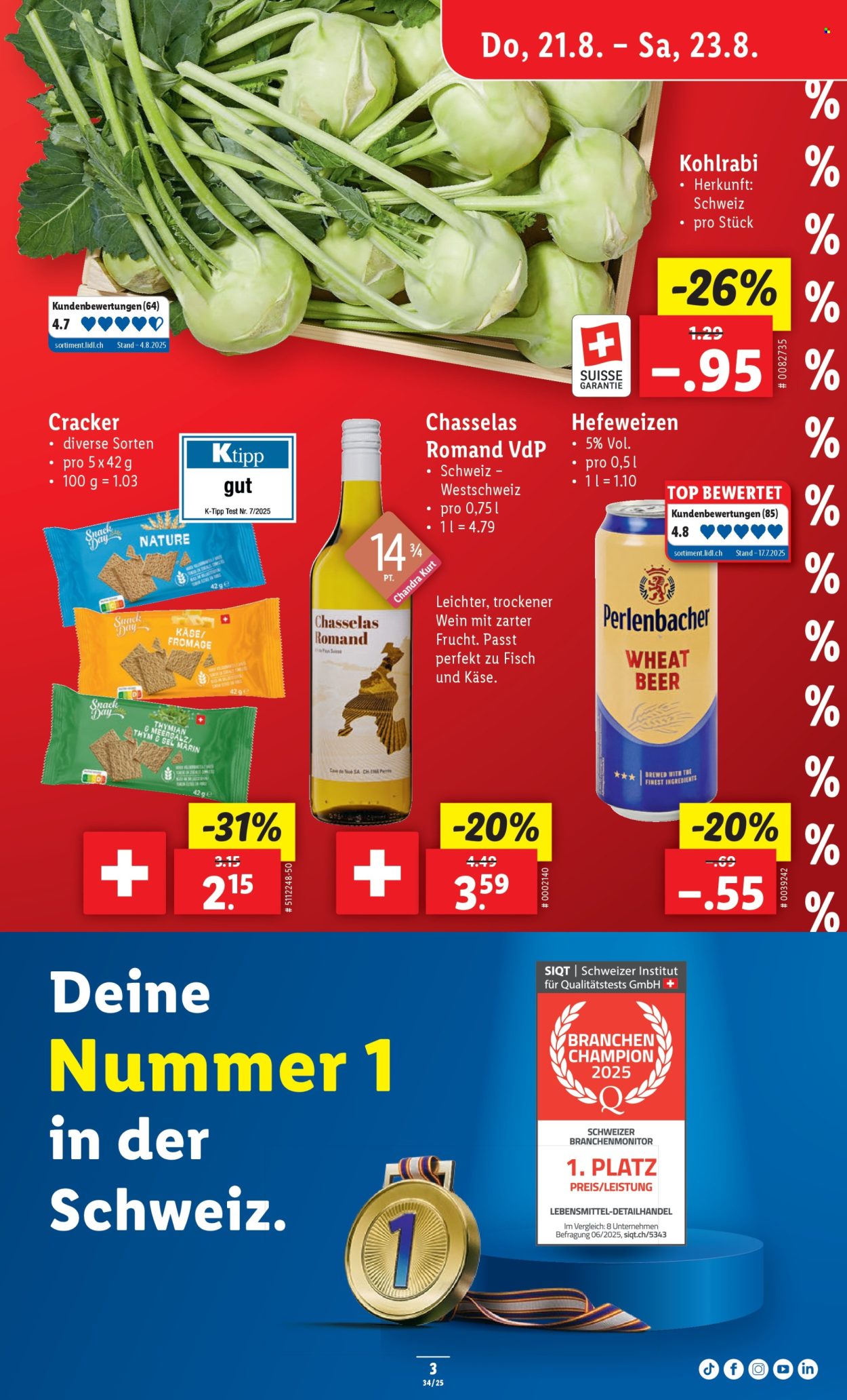 Volantino Lidl - 21.8.2025 - 27.8.2025. Pagina 3. Pagina 3