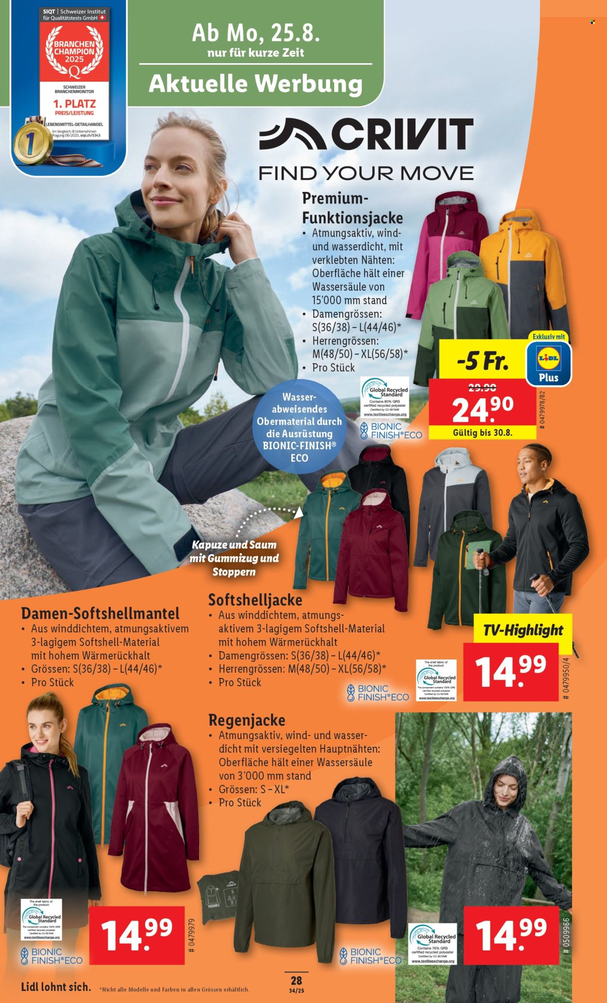 Volantino Lidl - 21.8.2025 - 27.8.2025. Pagina 30. Pagina 30