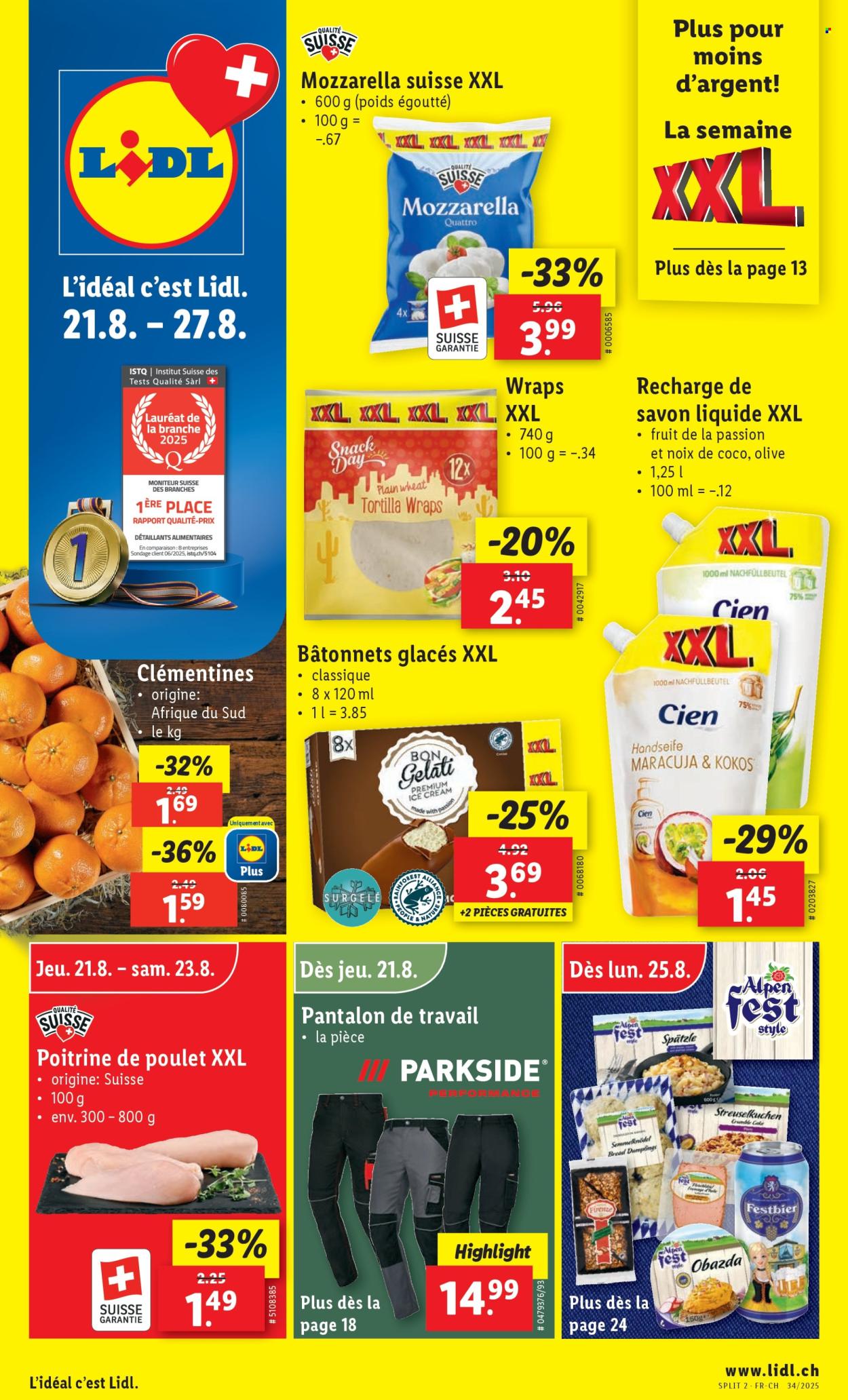 Volantino Lidl - 21.8.2025 - 27.8.2025. Pagina 1. Pagina 1
