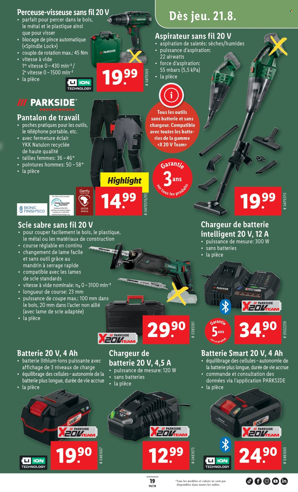Volantino Lidl - 21.8.2025 - 27.8.2025. Pagina 21. Pagina 21
