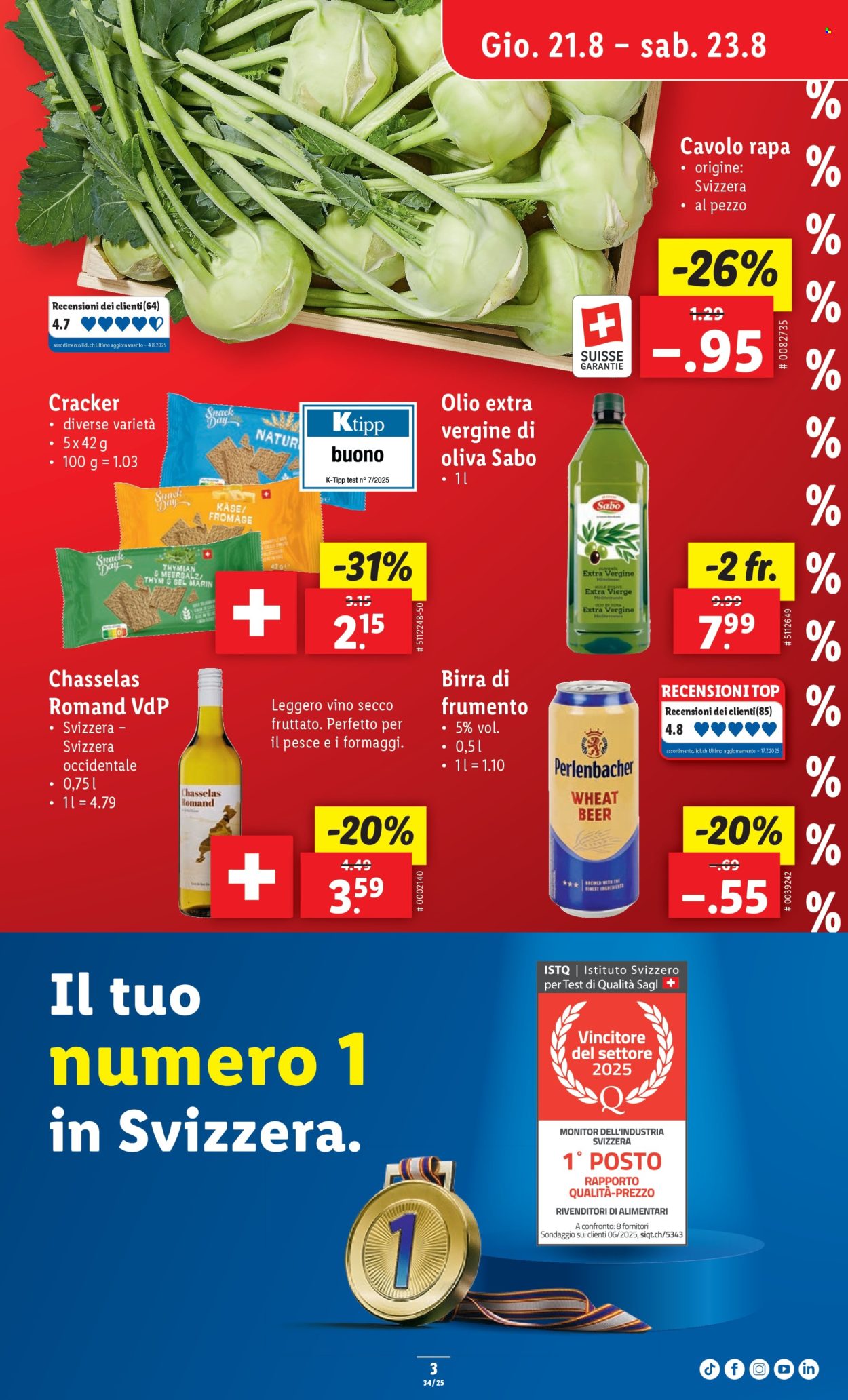 Volantino Lidl - 21.8.2025 - 27.8.2025. Pagina 3. Pagina 3