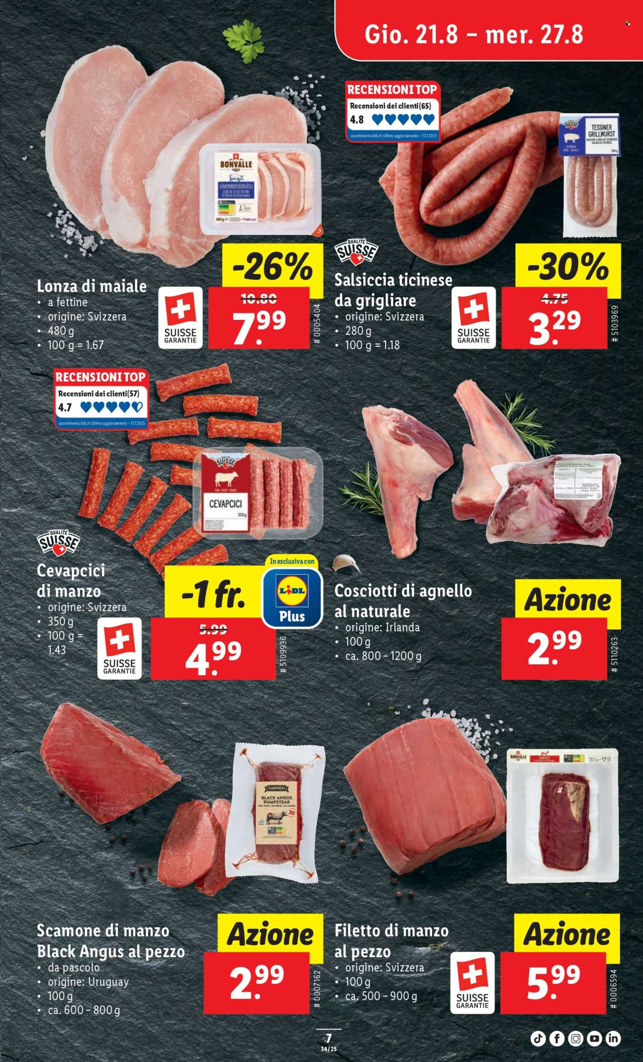 Volantino Lidl - 21.8.2025 - 27.8.2025. Pagina 7. Pagina 7
