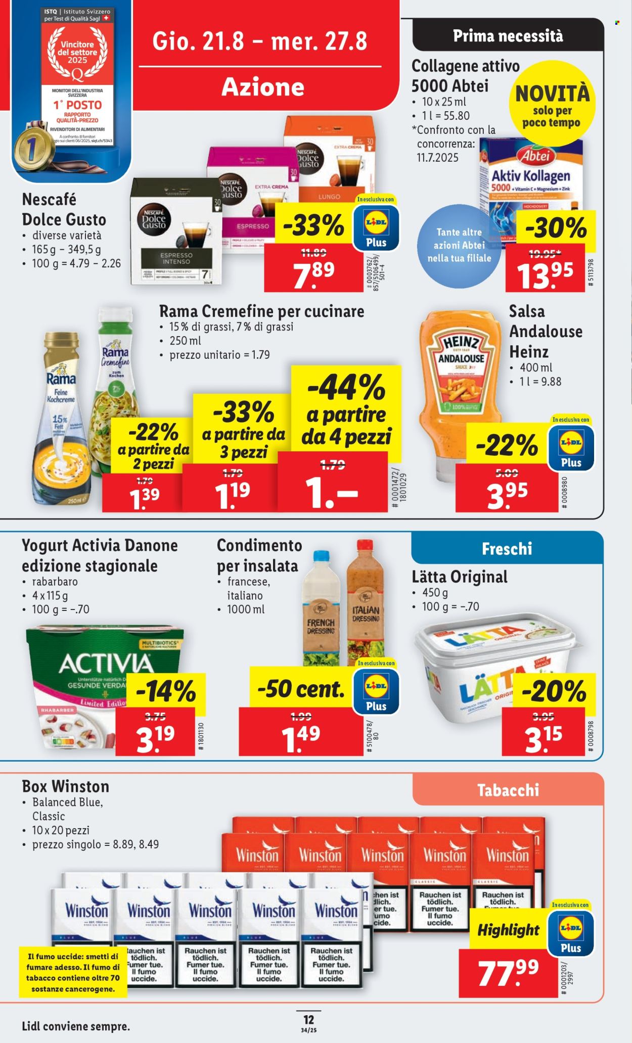 Volantino Lidl - 21.8.2025 - 27.8.2025. Pagina 14. Pagina 14