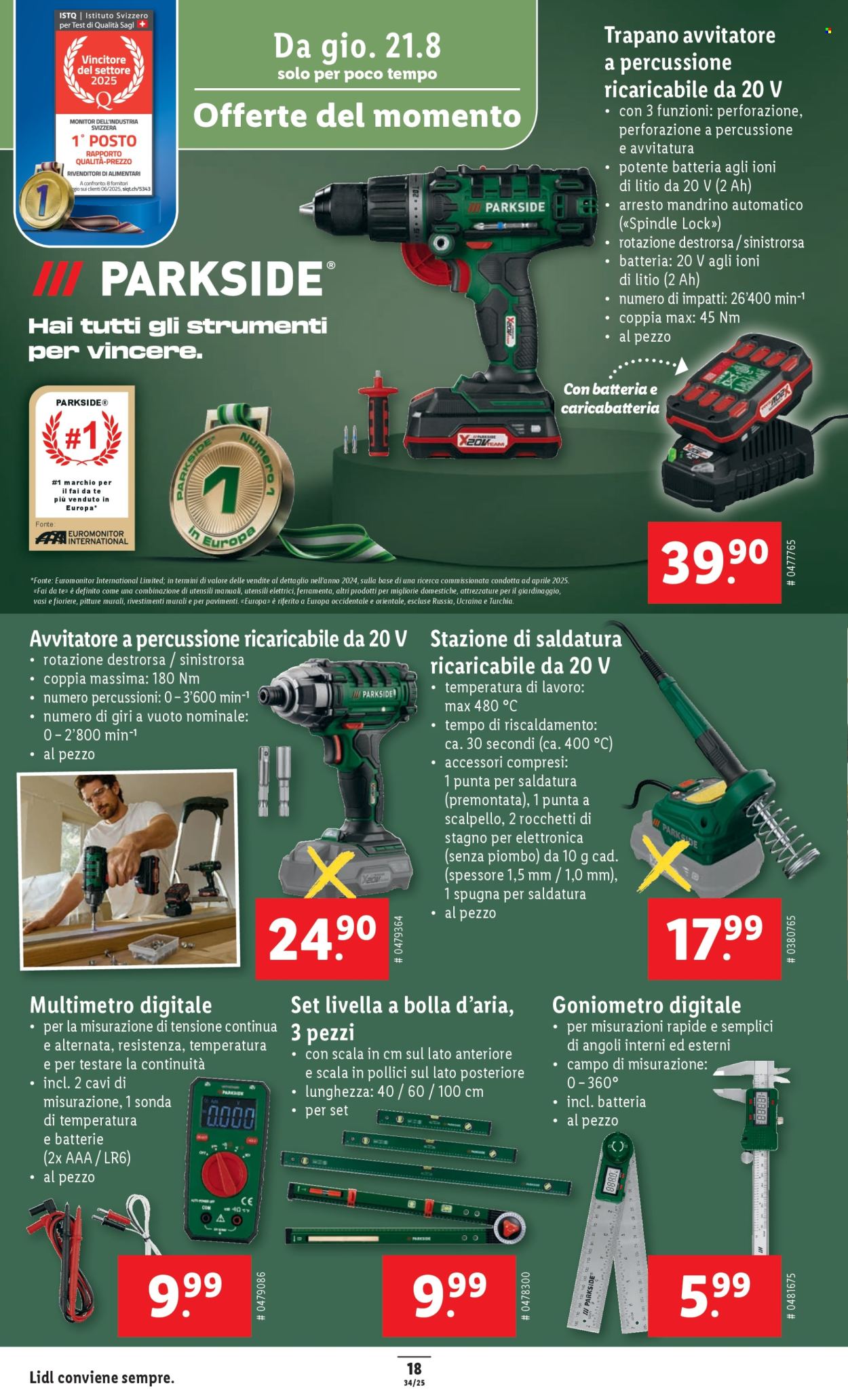 Volantino Lidl - 21.8.2025 - 27.8.2025. Pagina 20. Pagina 20