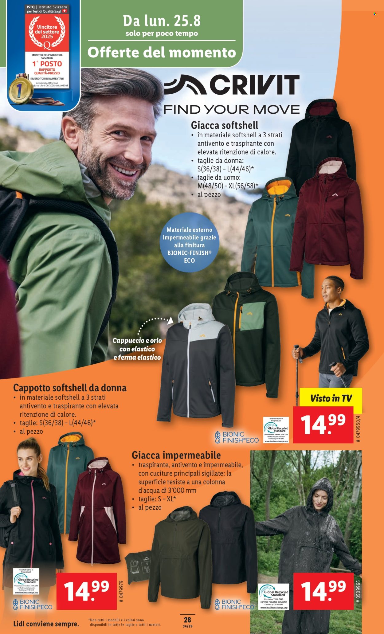 Volantino Lidl - 21.8.2025 - 27.8.2025. Pagina 30. Pagina 30