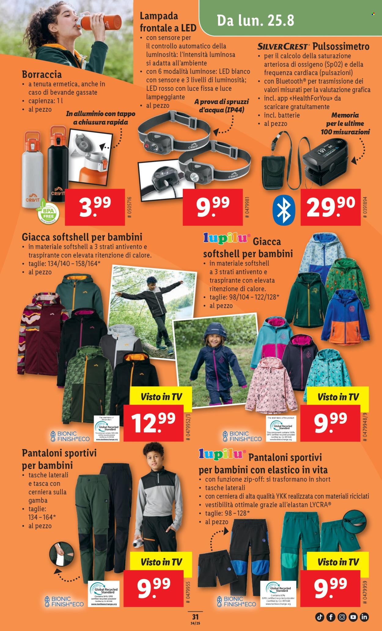 Volantino Lidl - 21.8.2025 - 27.8.2025. Pagina 33. Pagina 33