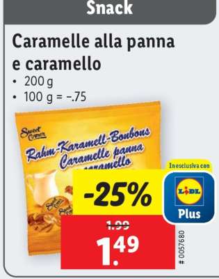 Caramelle alla panna e caramello