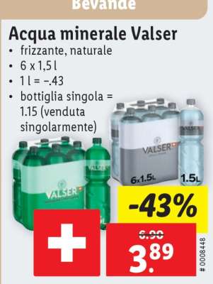 Acqua minerale Valser