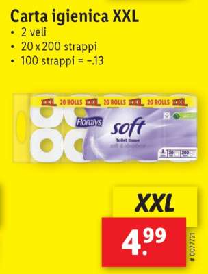 Carta igienica XXL