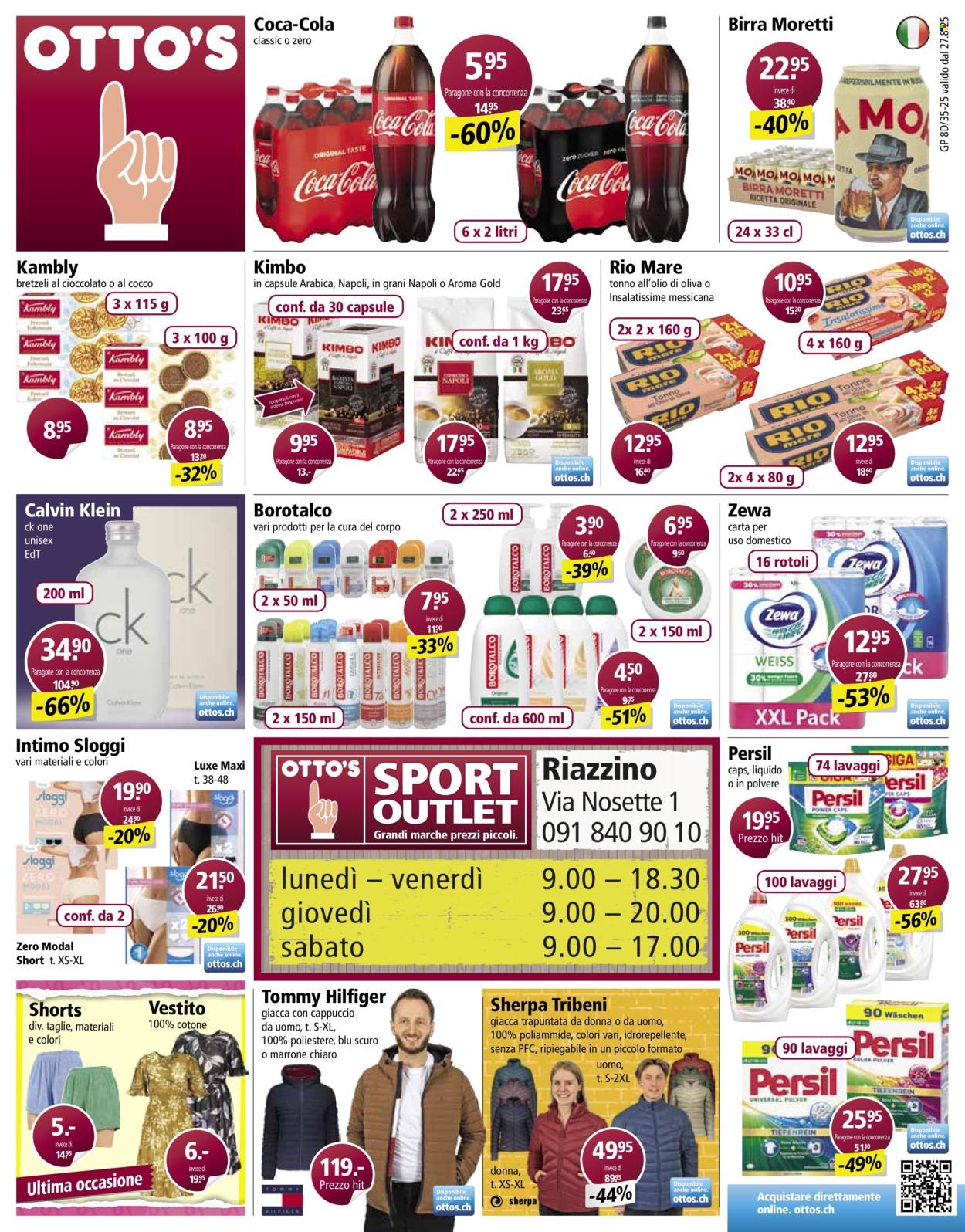 Volantino Otto's - 27.8.2025 - 2.9.2025. Pagina 1. Pagina 1