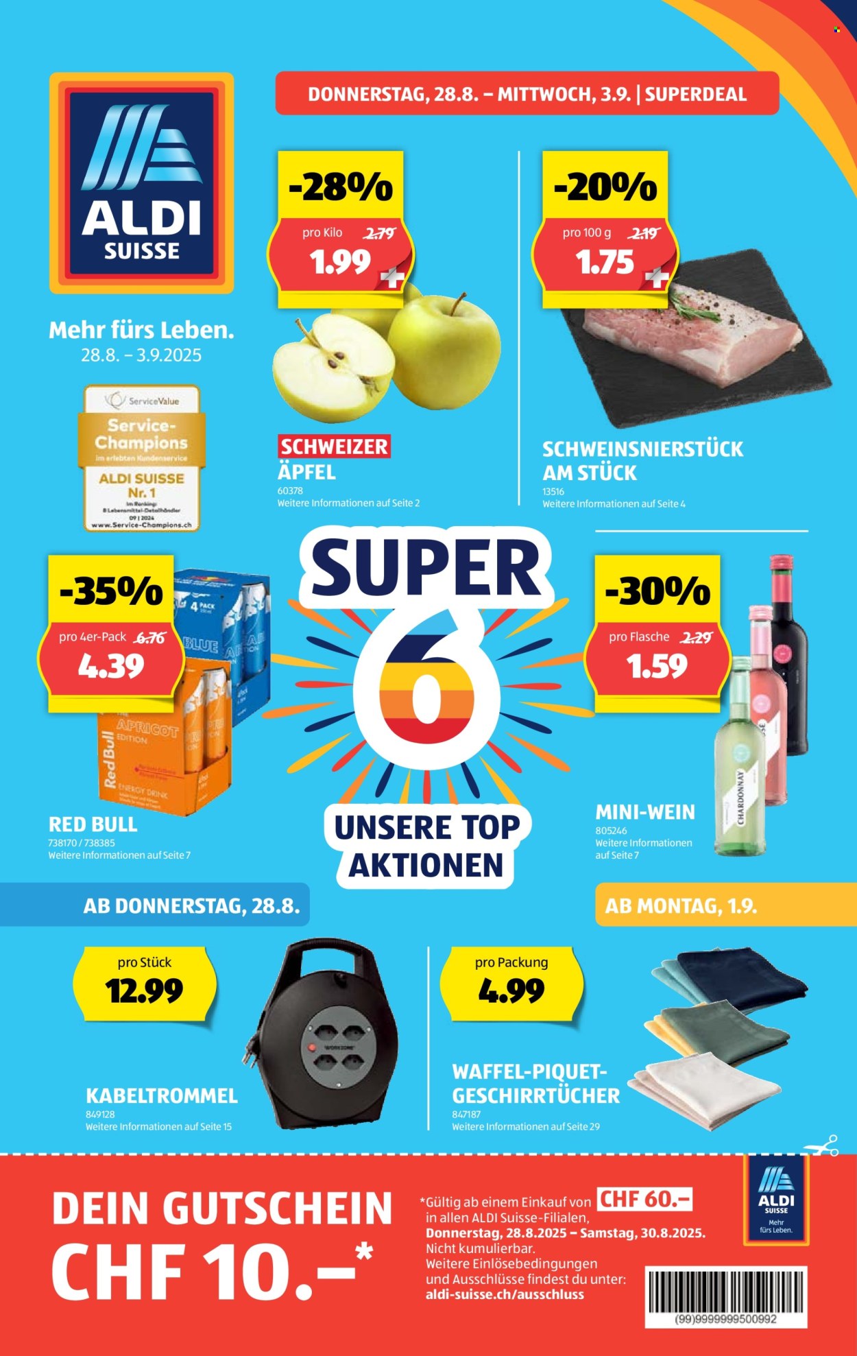 Volantino Aldi - 28.8.2025 - 3.9.2025. Pagina 1. Pagina 1