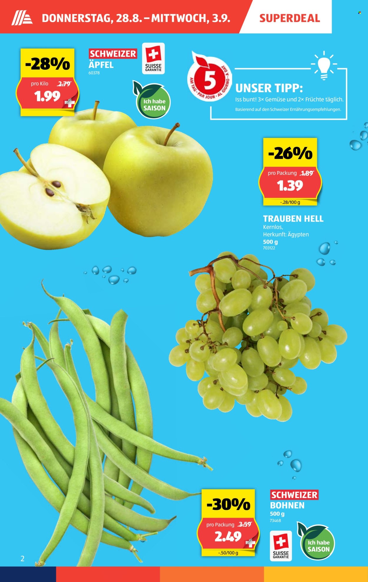 Volantino Aldi - 28.8.2025 - 3.9.2025. Pagina 2. Pagina 2