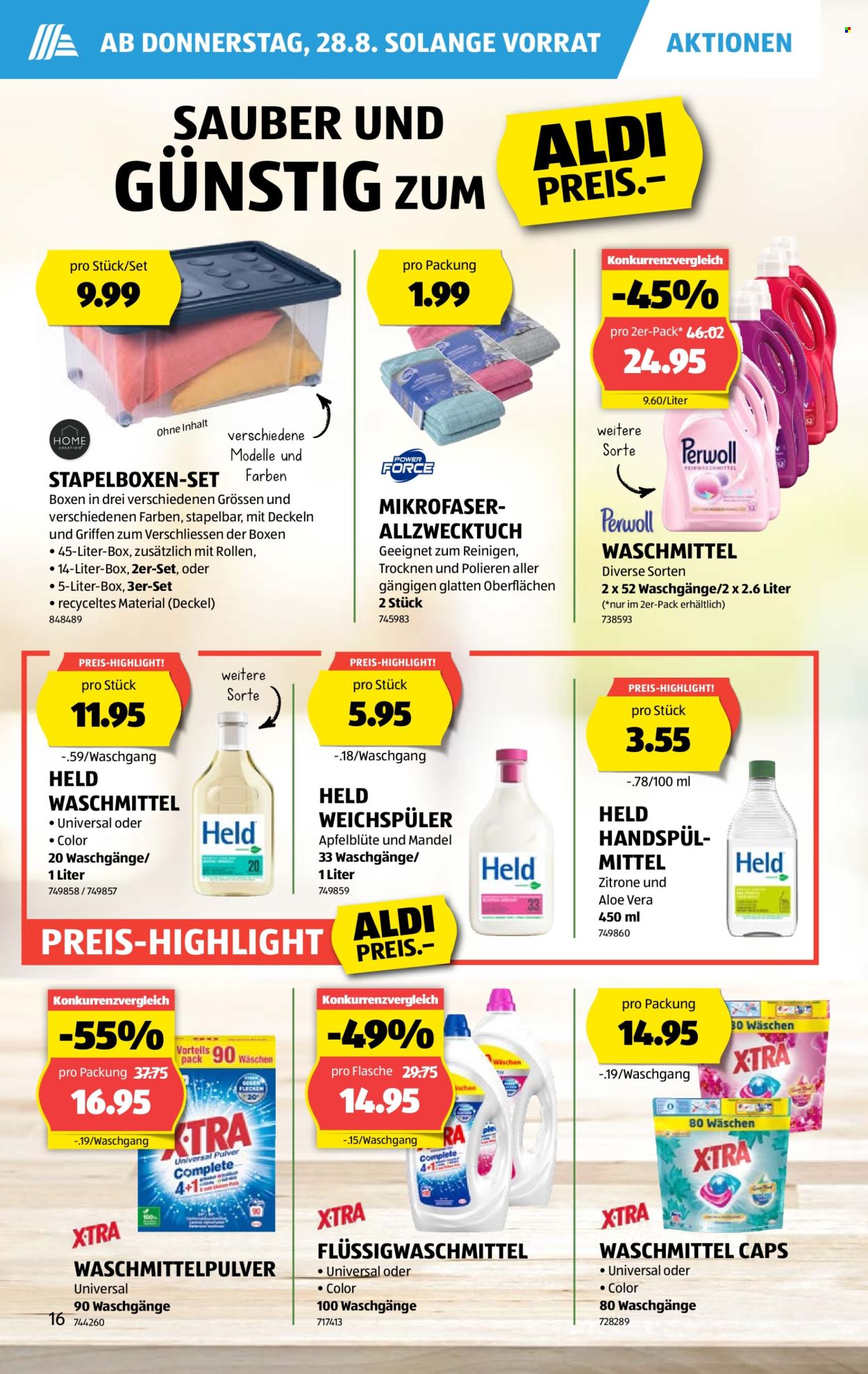 Volantino Aldi - 28.8.2025 - 3.9.2025. Pagina 16. Pagina 16