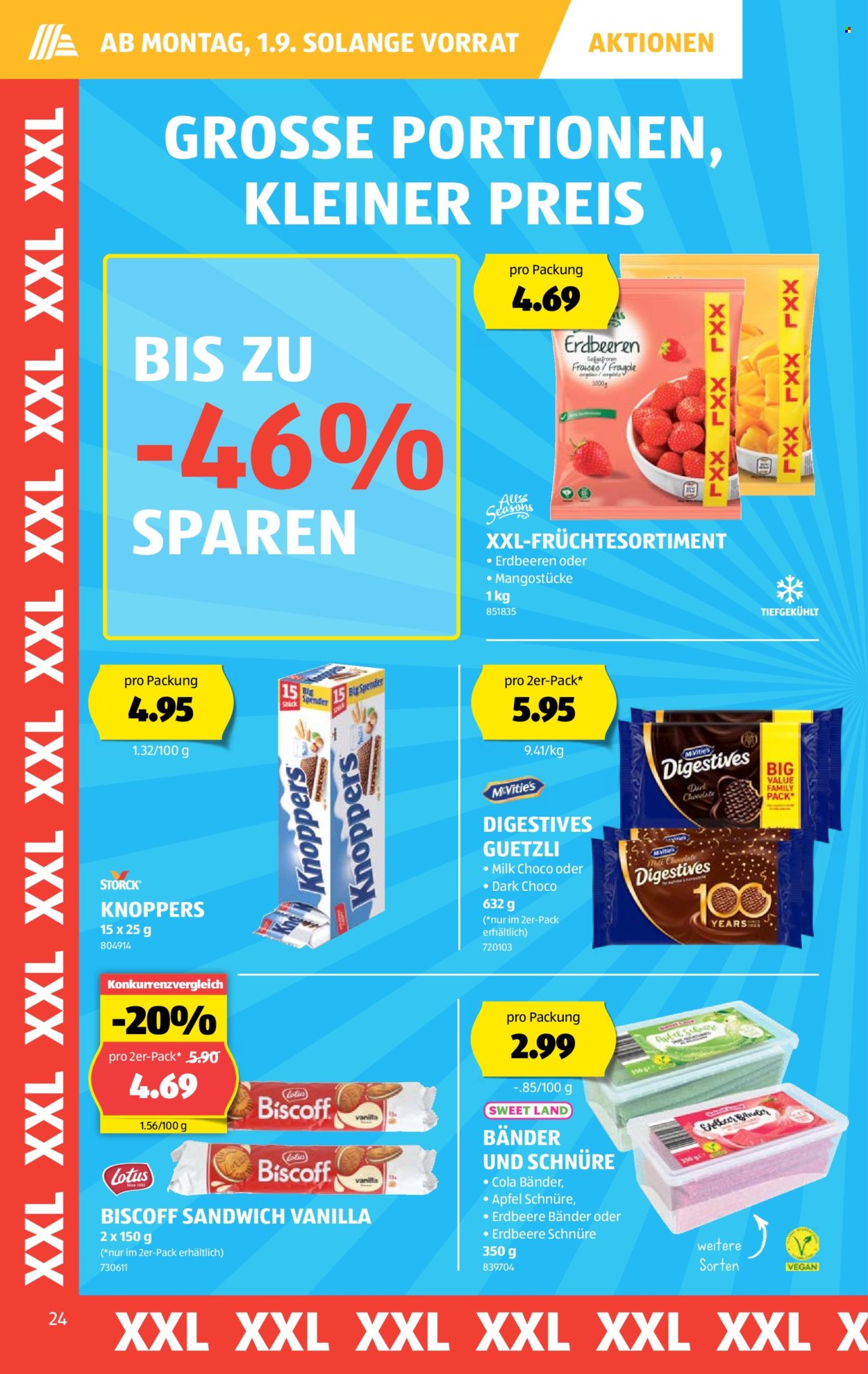 Volantino Aldi - 28.8.2025 - 3.9.2025. Pagina 24. Pagina 24