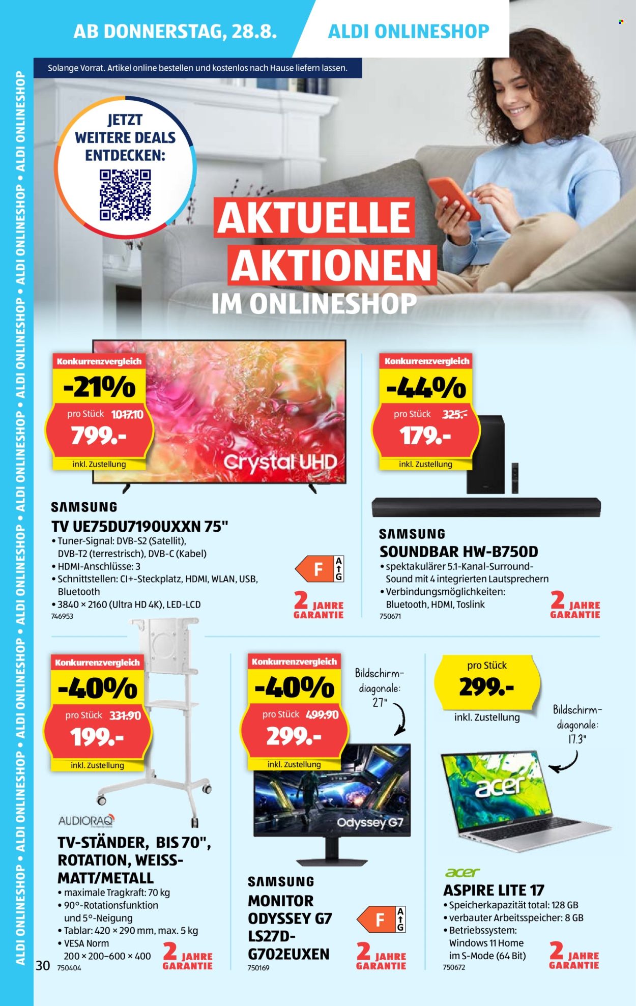 Volantino Aldi - 28.8.2025 - 3.9.2025. Pagina 30. Pagina 30