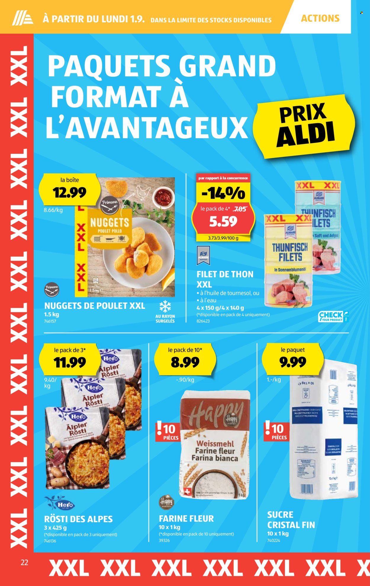 Volantino Aldi - 28.8.2025 - 3.9.2025. Pagina 22. Pagina 22